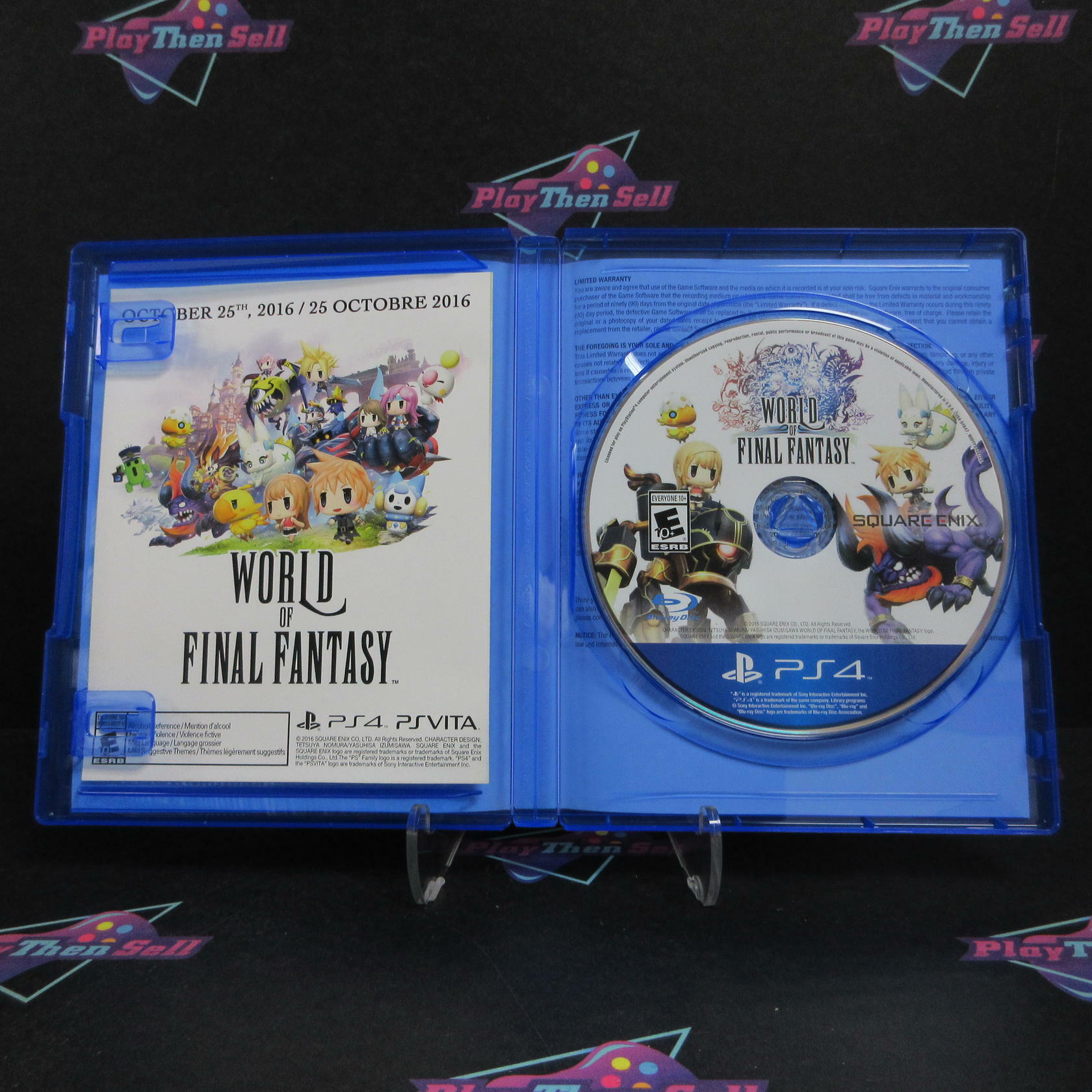 World of Final Fantasy Day One Edition PS4 PlayStation 4 Complete - Excellent