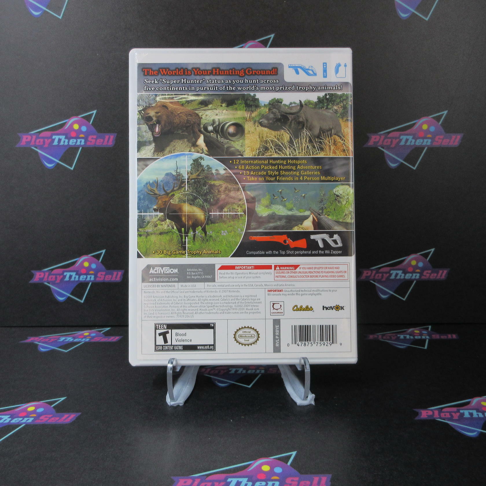 Cabela's Big Game Hunter 2010 Nintendo Wii Complete - Excellent