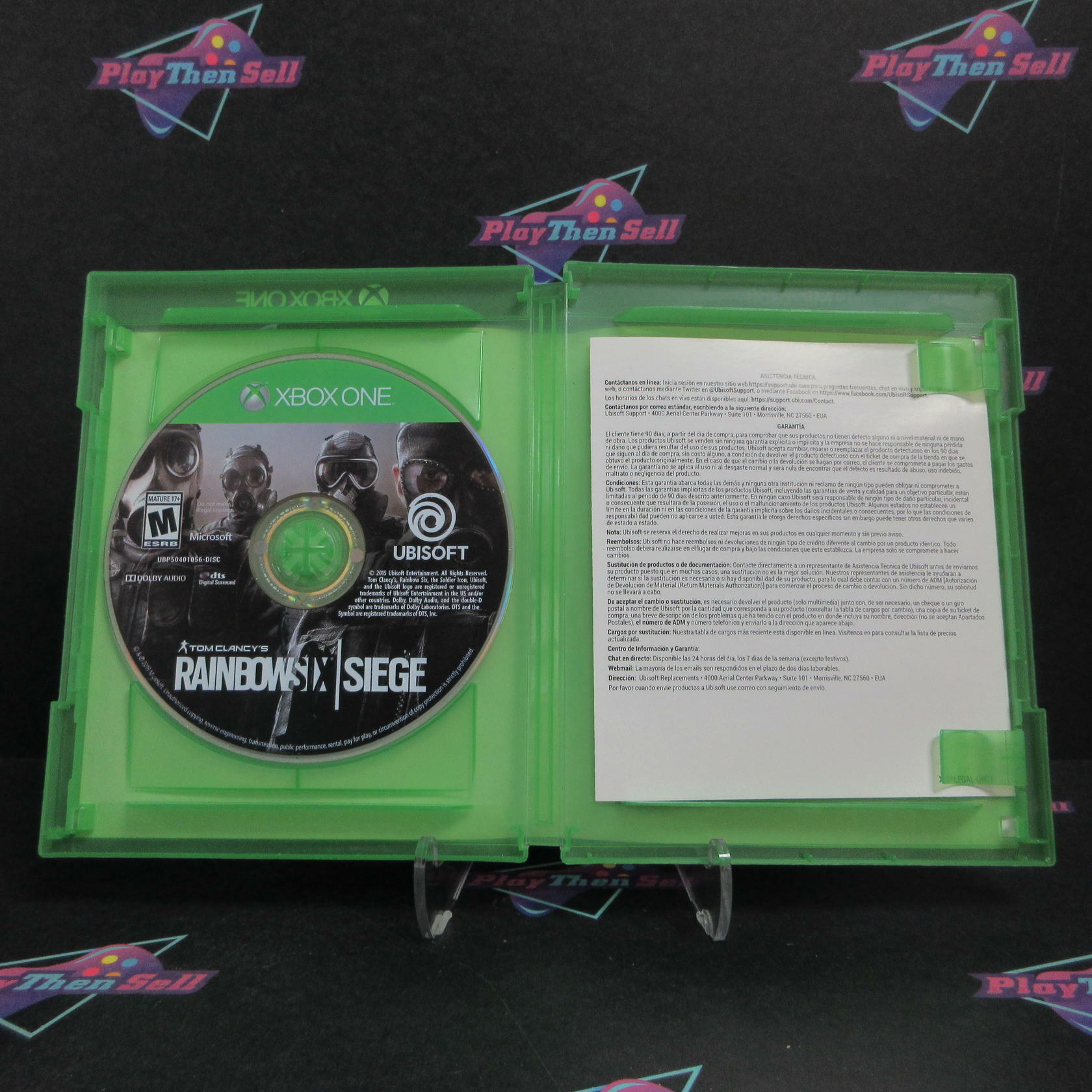 Tom Clancy's Rainbow Six Siege Xbox One Alt Art AD Complete CIB - Very Good