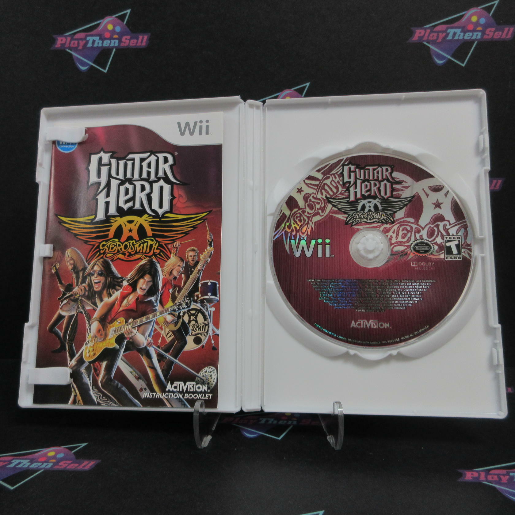 Guitar Hero Aerosmith Nintendo Wii Complete - Excellent