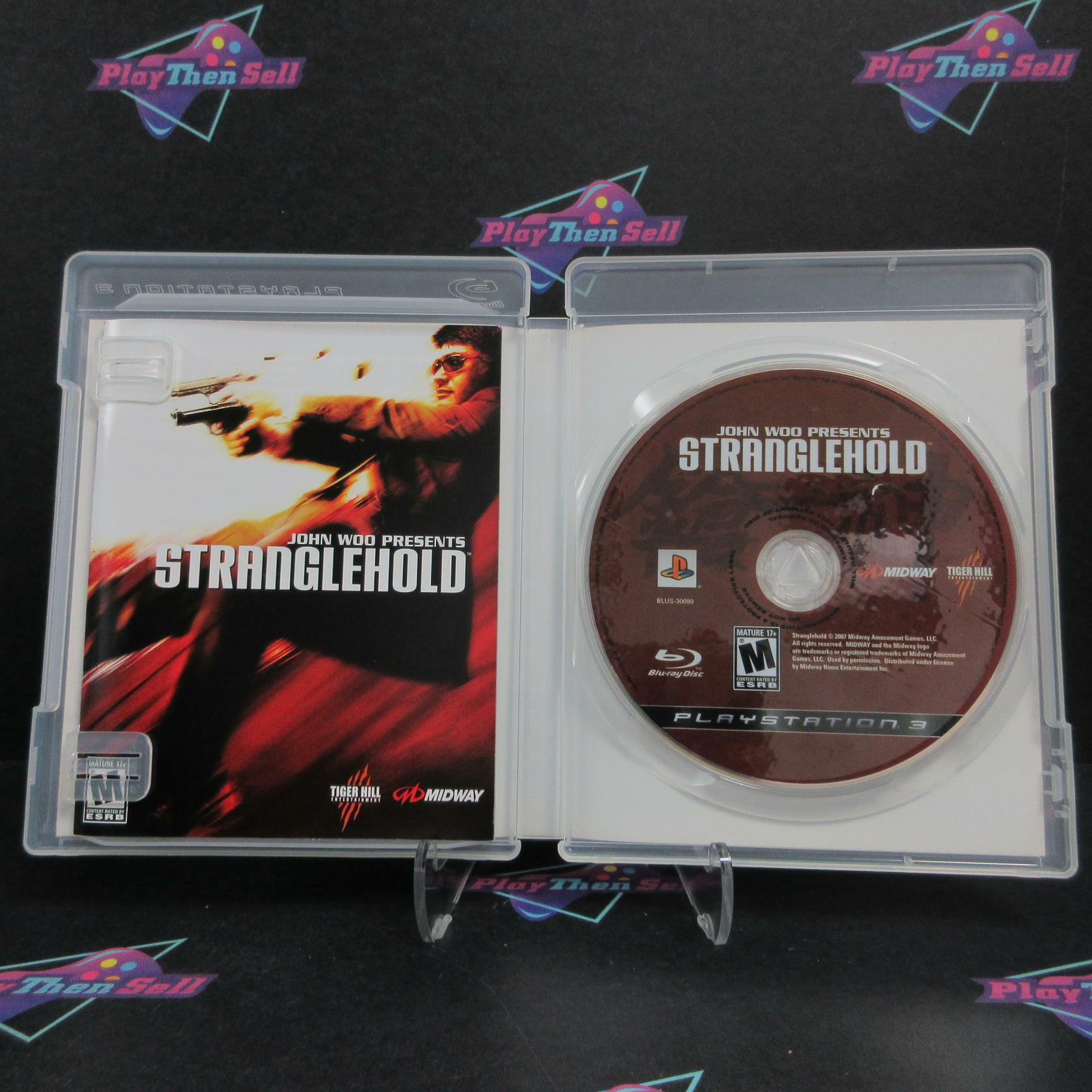 Stranglehold PS3 PlayStation 3 DD + Reg Card Complete CIB - Very Good