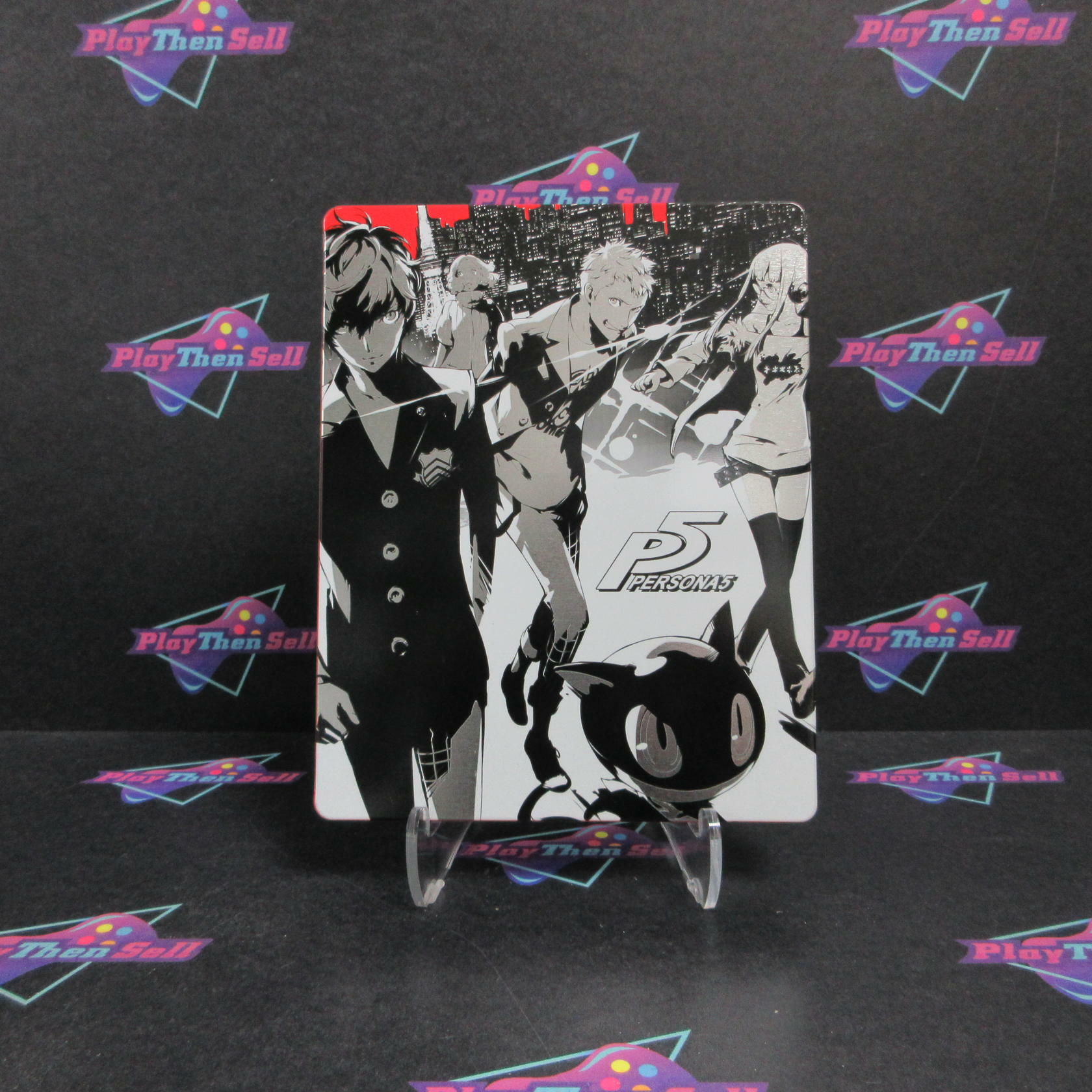 Persona 5 SteelBook PS4 PlayStation 4 + Sleeve Complete - Excellent