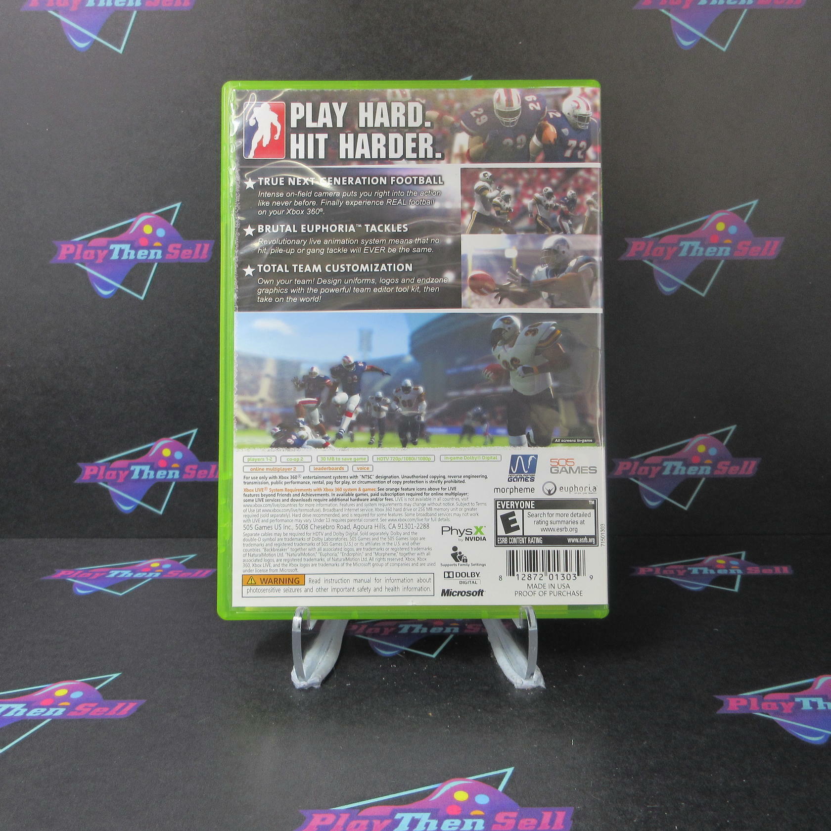 Backbreaker Football Xbox 360 Complete - Excellent