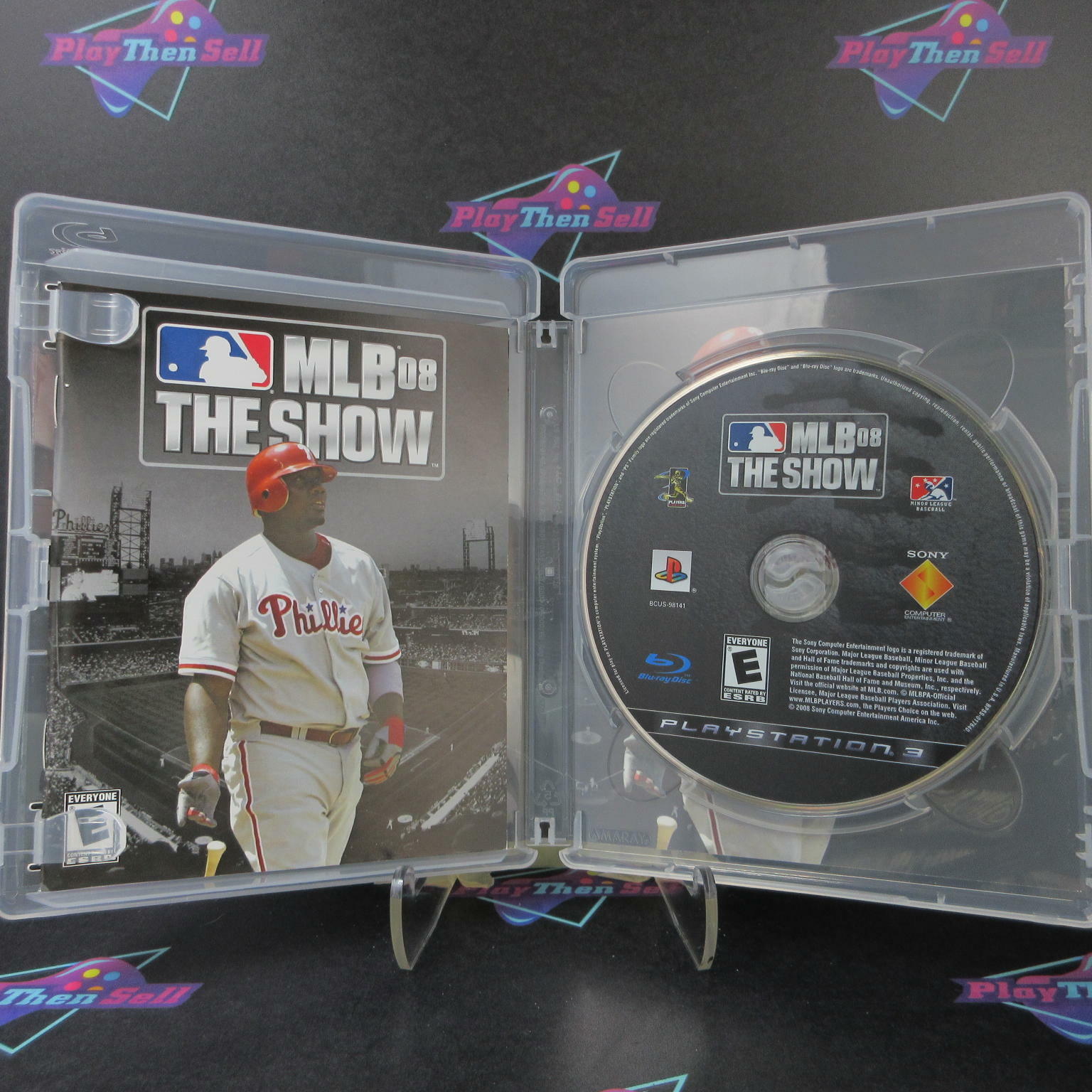 MLB 08 The Show PS3 PlayStation 3 + Reg Card Complete - Excellent