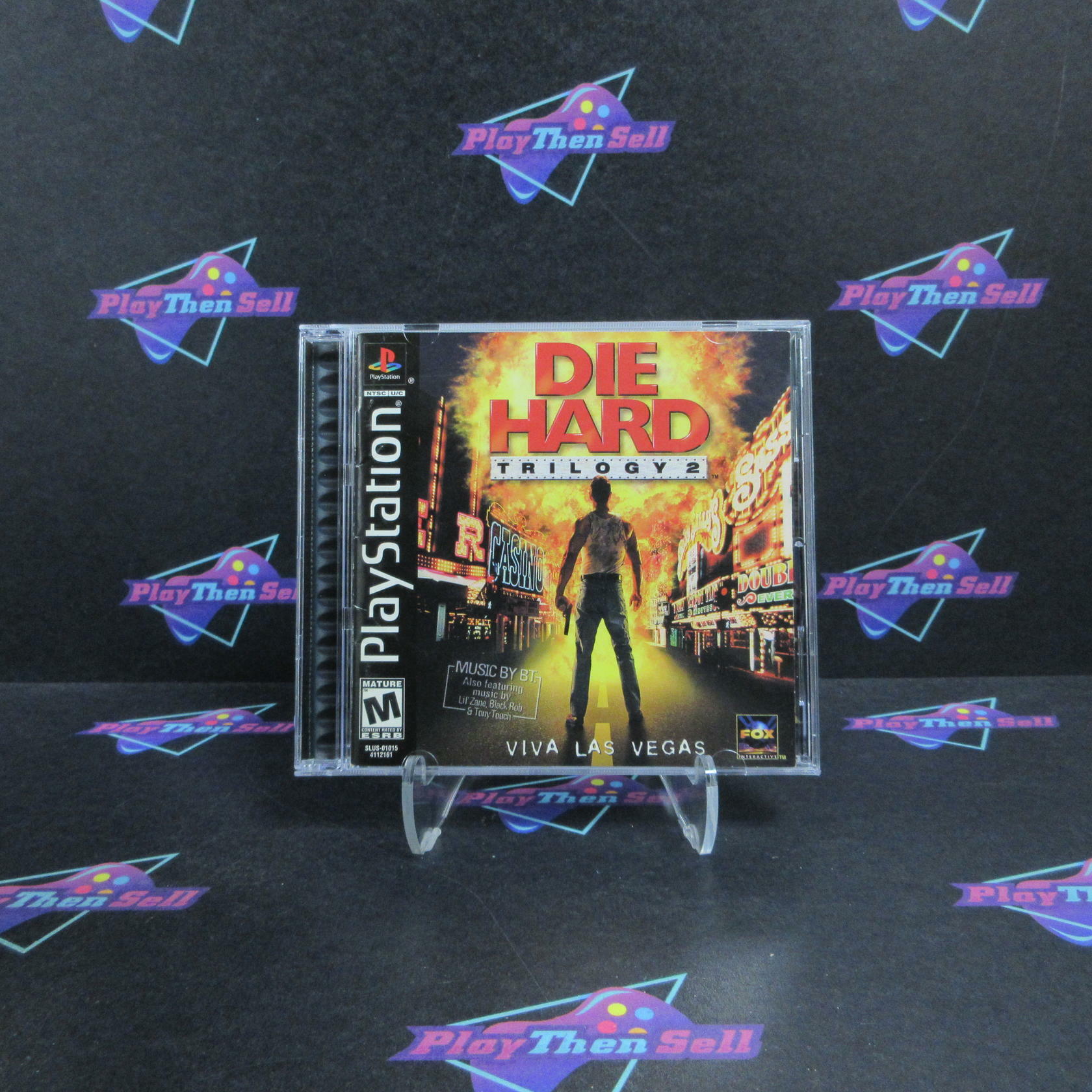 Die Hard Trilogy 2 PS1 PlayStation 1 + Reg Card Complete - Excellent