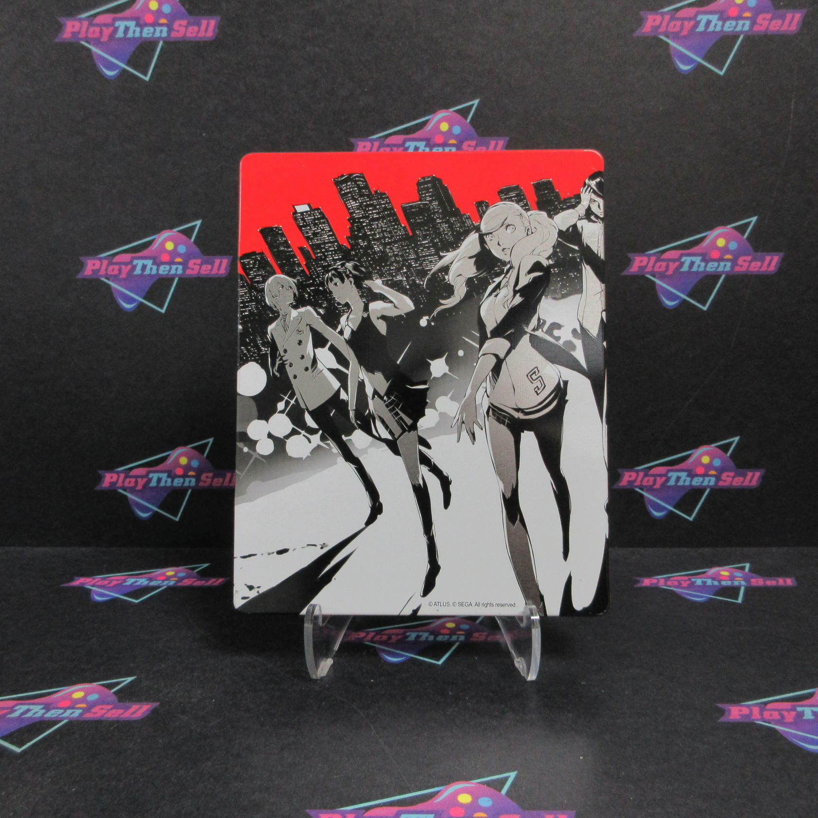 Persona 5 SteelBook PS4 PlayStation 4 + Sleeve Complete - Excellent