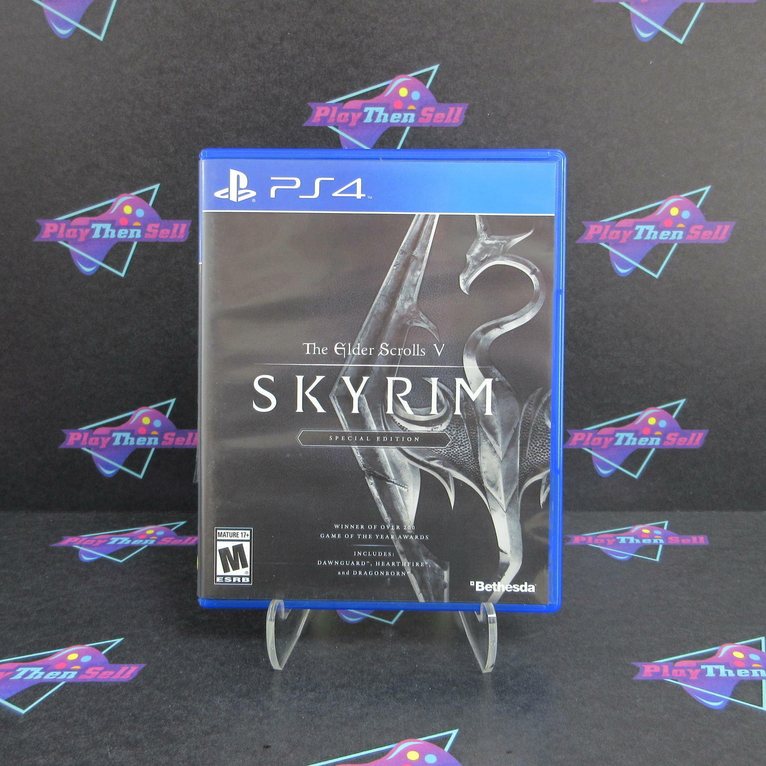 The Elder Scrolls V Skyrim Special Edition PS4 PlayStation 4 + Map - Excellent