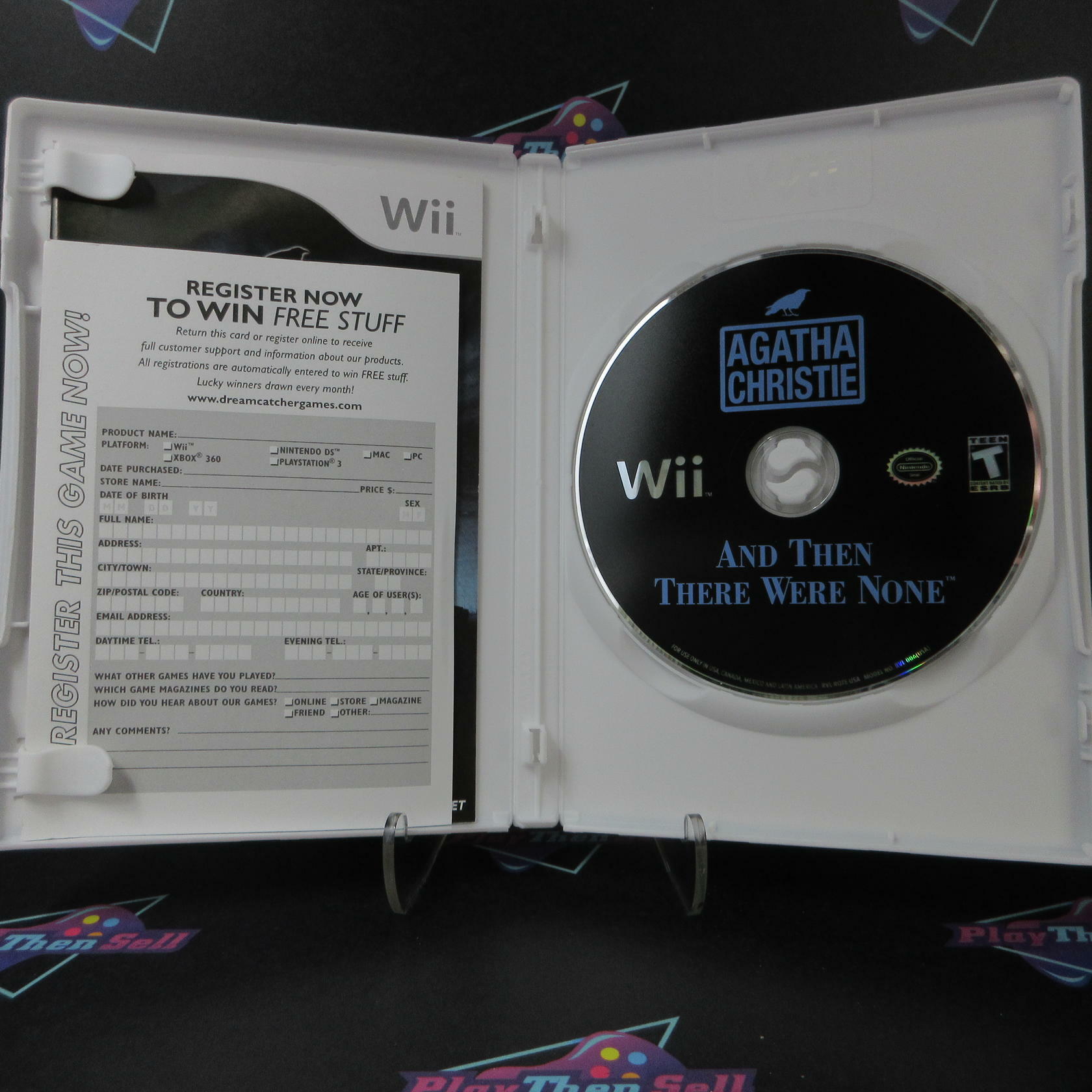 Agatha Christie And Then There Were None Nintendo Wii + Reg Complete - Excellent