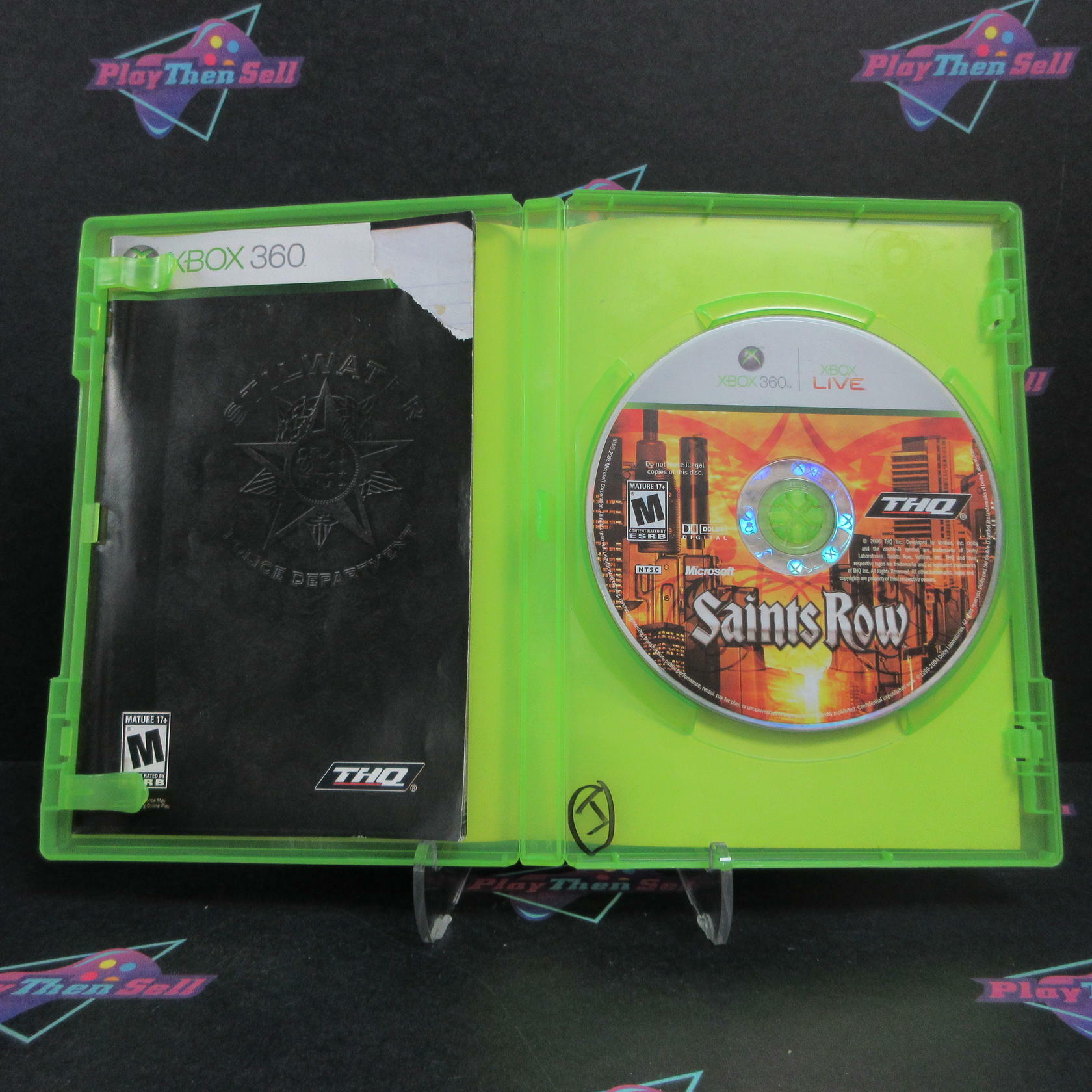 Saints Row Xbox 360 AD/MD Complete CIB - Very Good