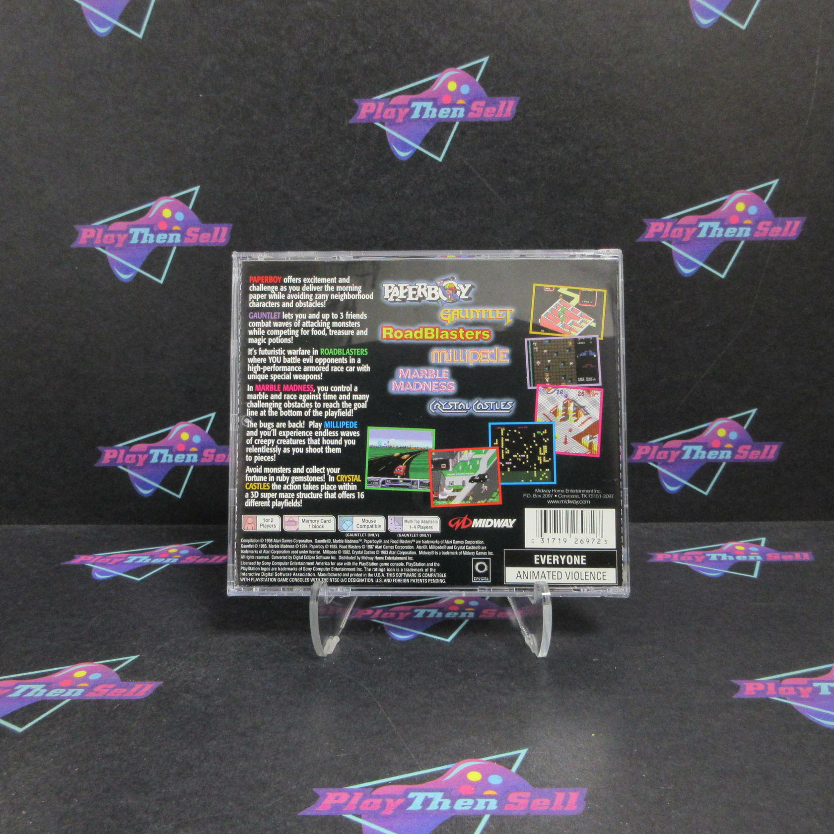 Arcades Greatest Hits The Atari Collection 2 PS1 + Reg Card Complete - Excellent