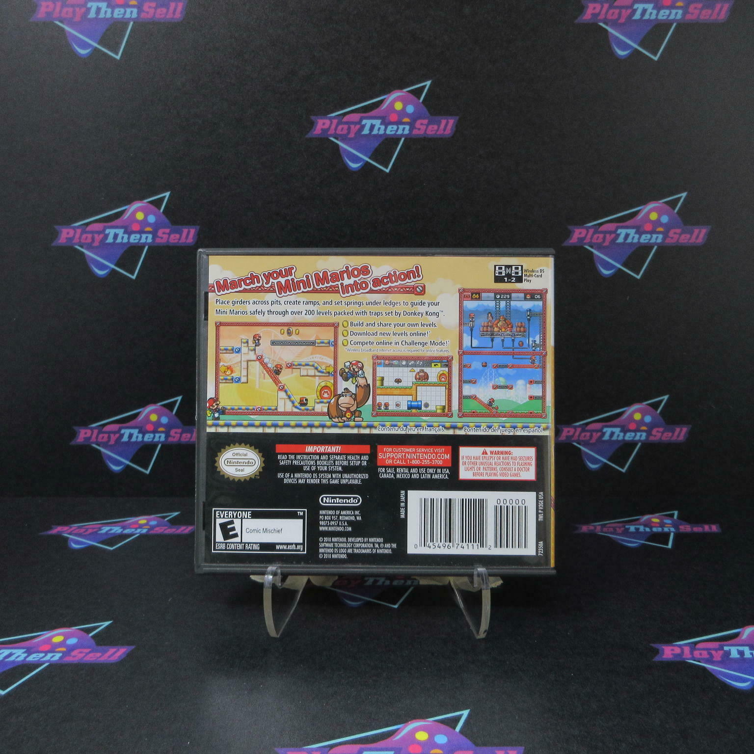 Mario vs Donkey Kong Mini Land Mayhem Nintendo DS Complete - Excellent