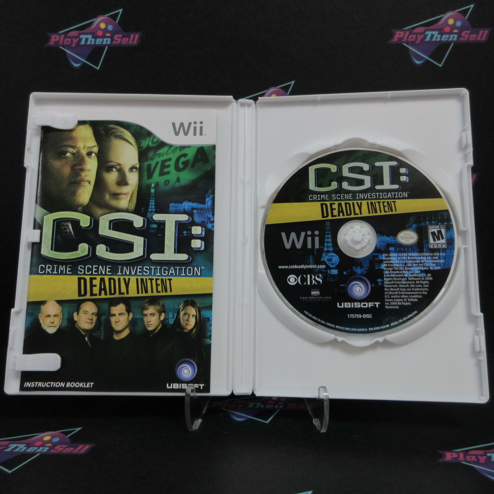 CSI Deadly Intent Nintendo Wii Complete - Excellent