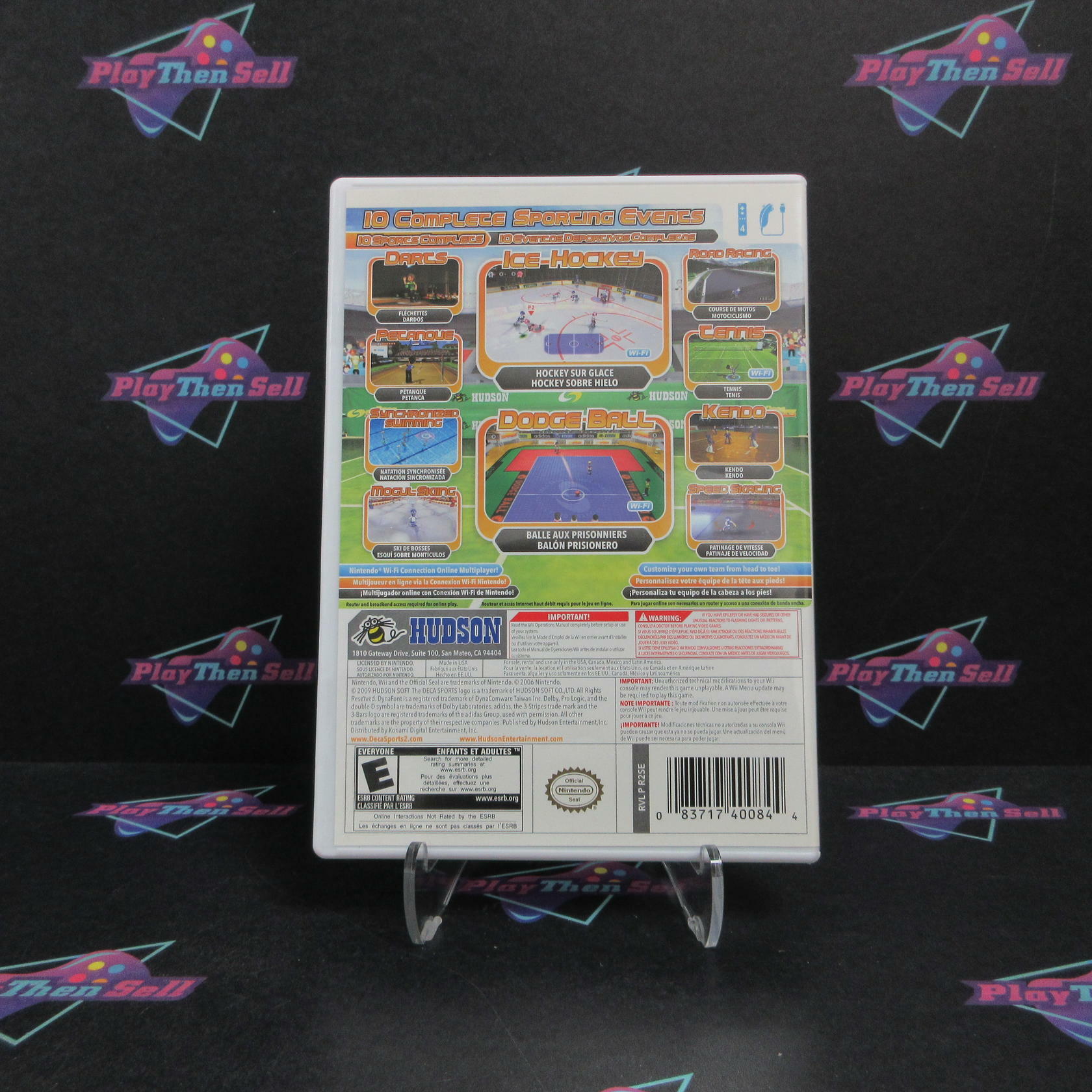 Deca Sports 2 Fan Favorites Nintendo Wii Complete - Excellent
