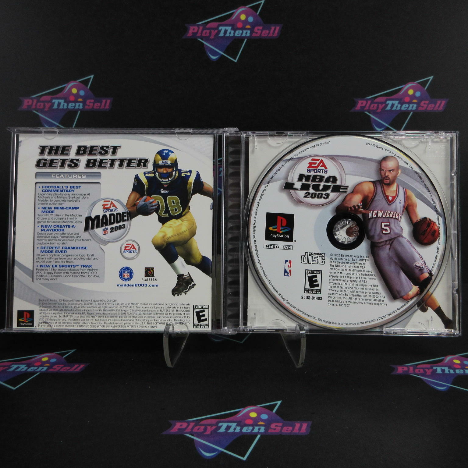 NBA Live 2003 PS1 PlayStation 1 Complete - Excellent