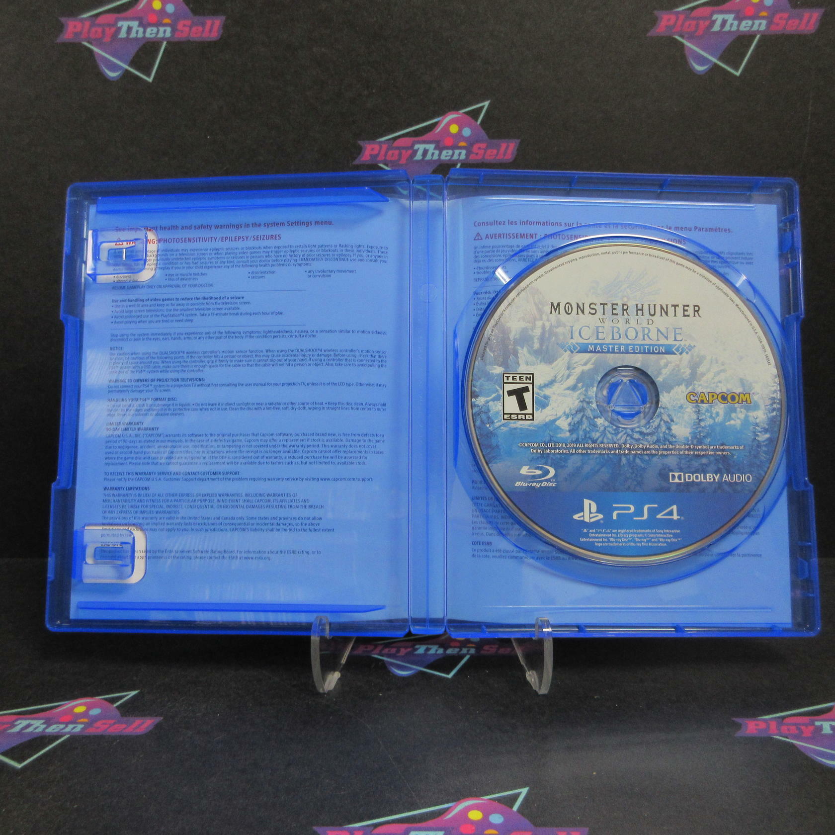 Monster Hunter World Iceborne Master Edition PS4 PlayStation 4 CIB - Excellent