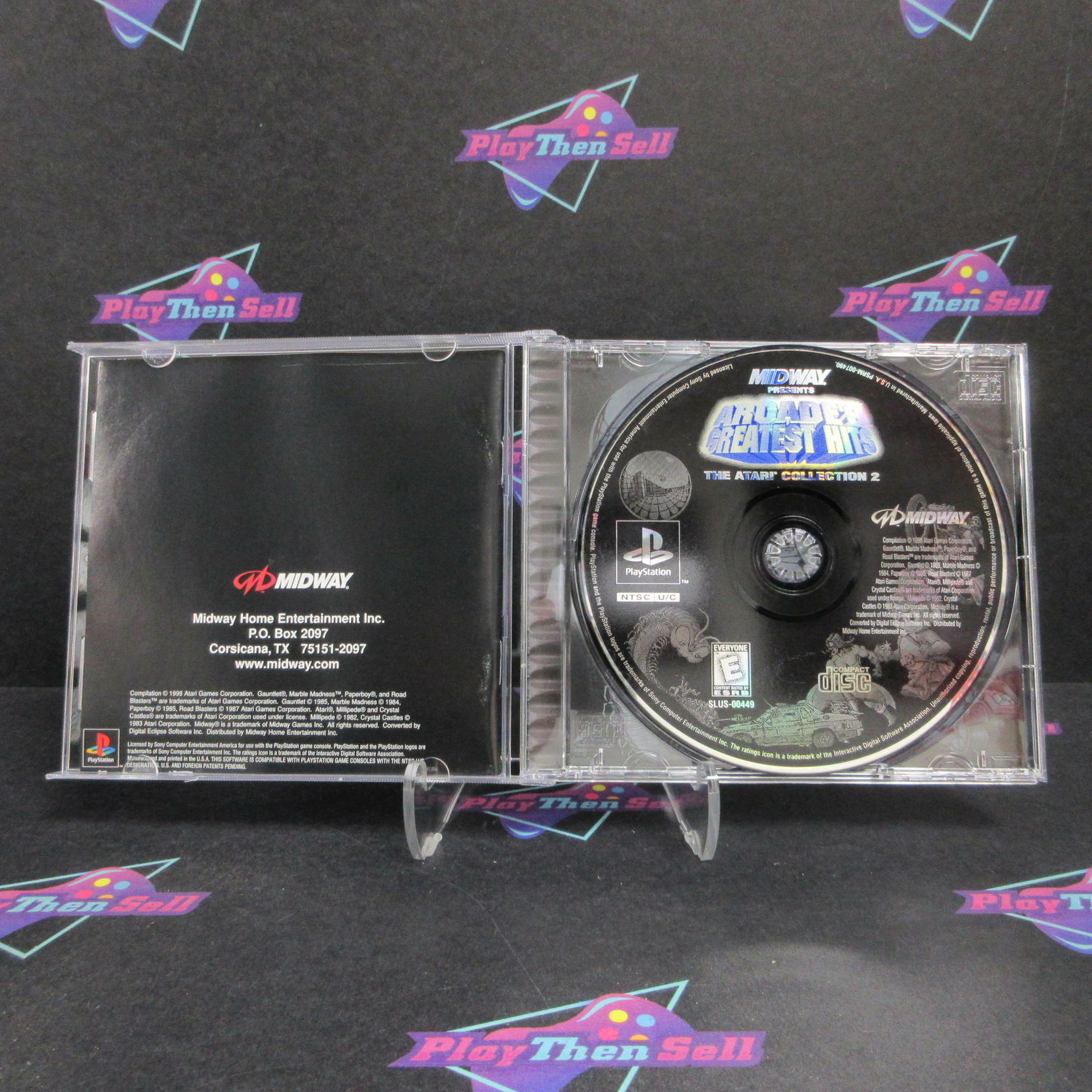 Arcades Greatest Hits The Atari Collection 2 PS1 + Reg Card Complete - Excellent