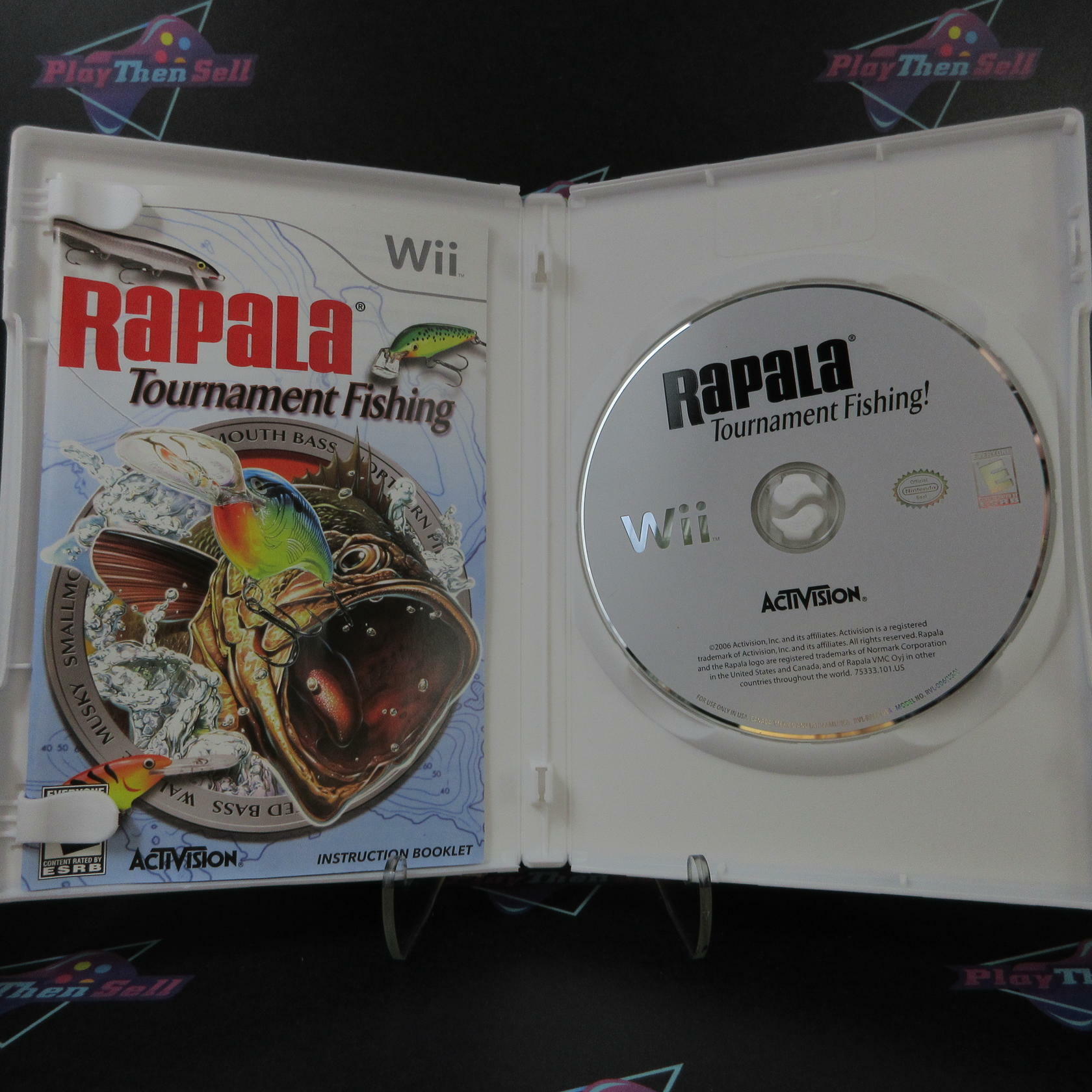 Rapala Tournament Fishing Nintendo Wii Complete - Excellent