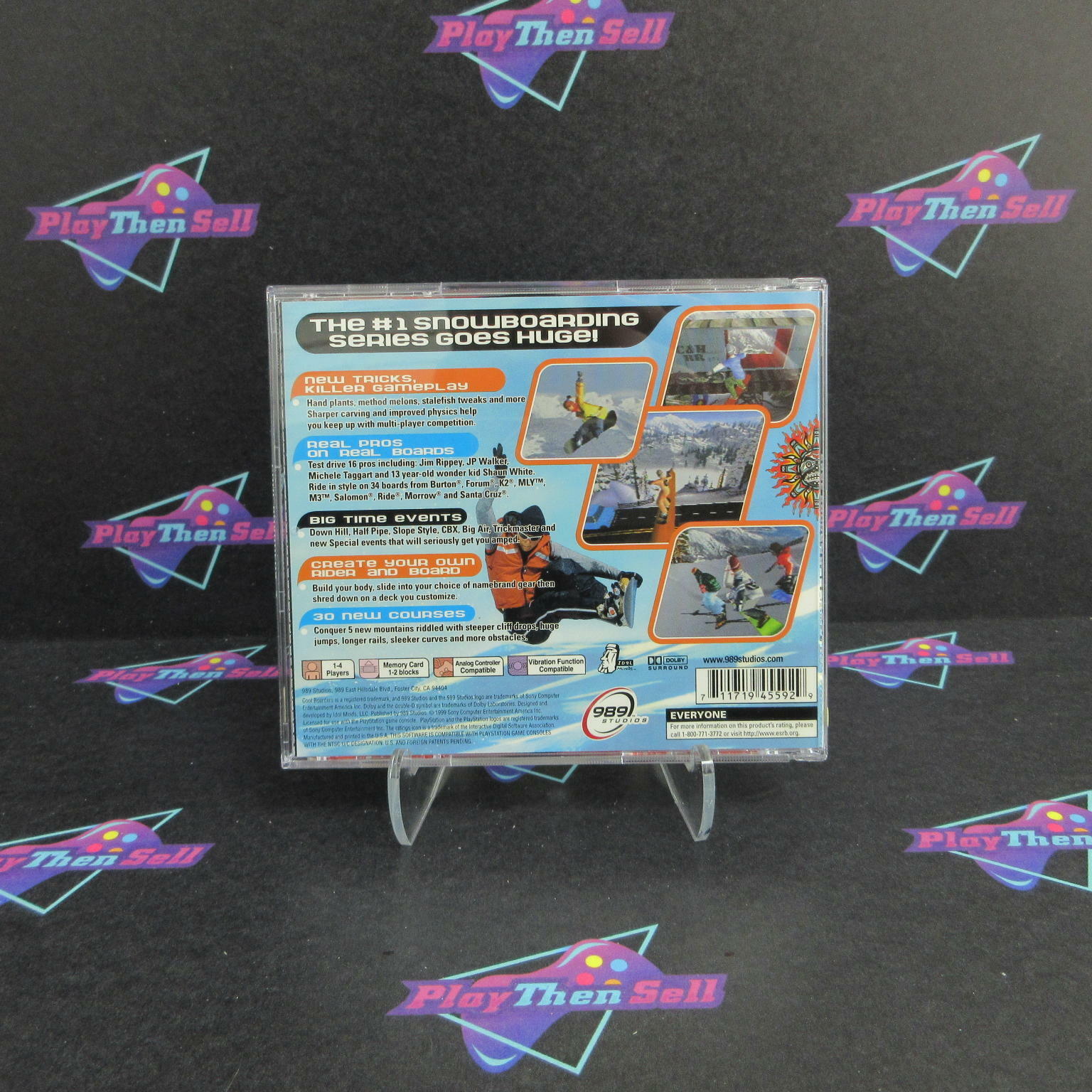 Cool Boarders 4 PS1 PlayStation 1 + Reg Card Complete - Excellent