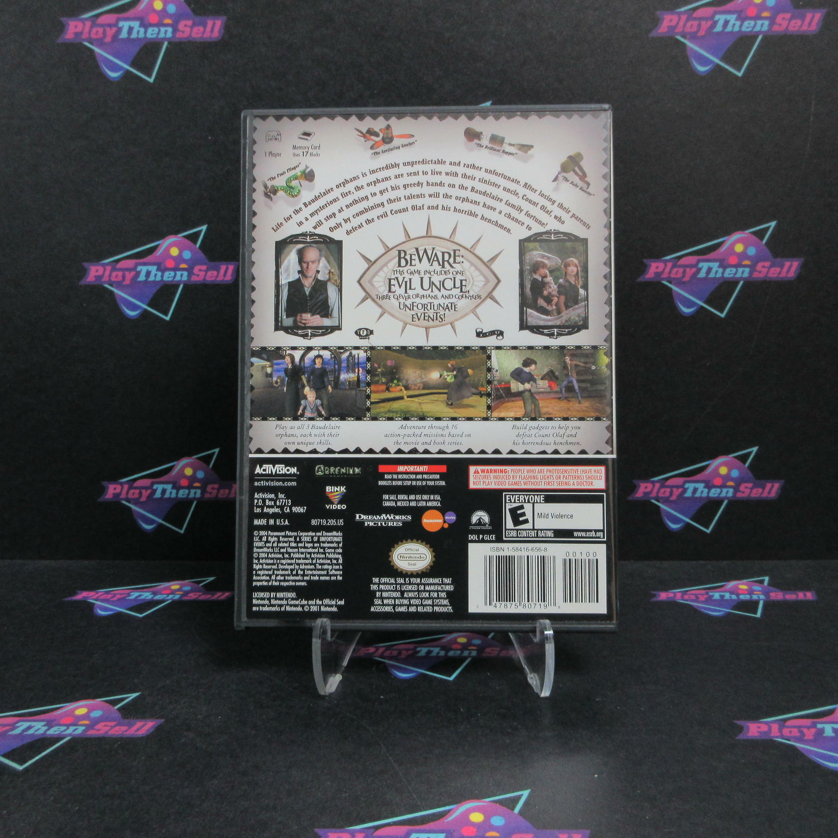 Lemony Snicket A Series of Unfortunate Events Nintendo GameCube CIB - Refurbished