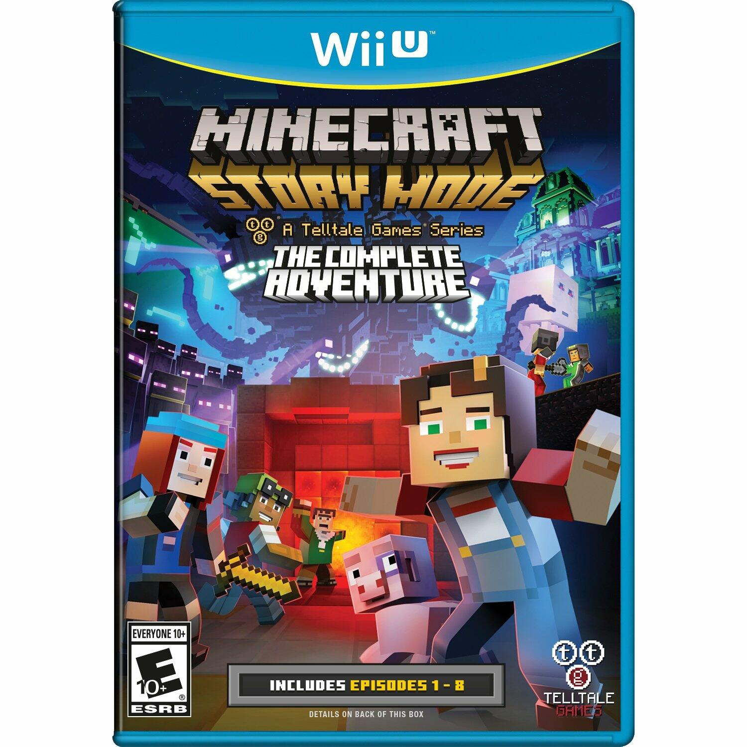 Minecraft Story Mode The Complete Adventure Nintendo Wii U Complete - Refurbished