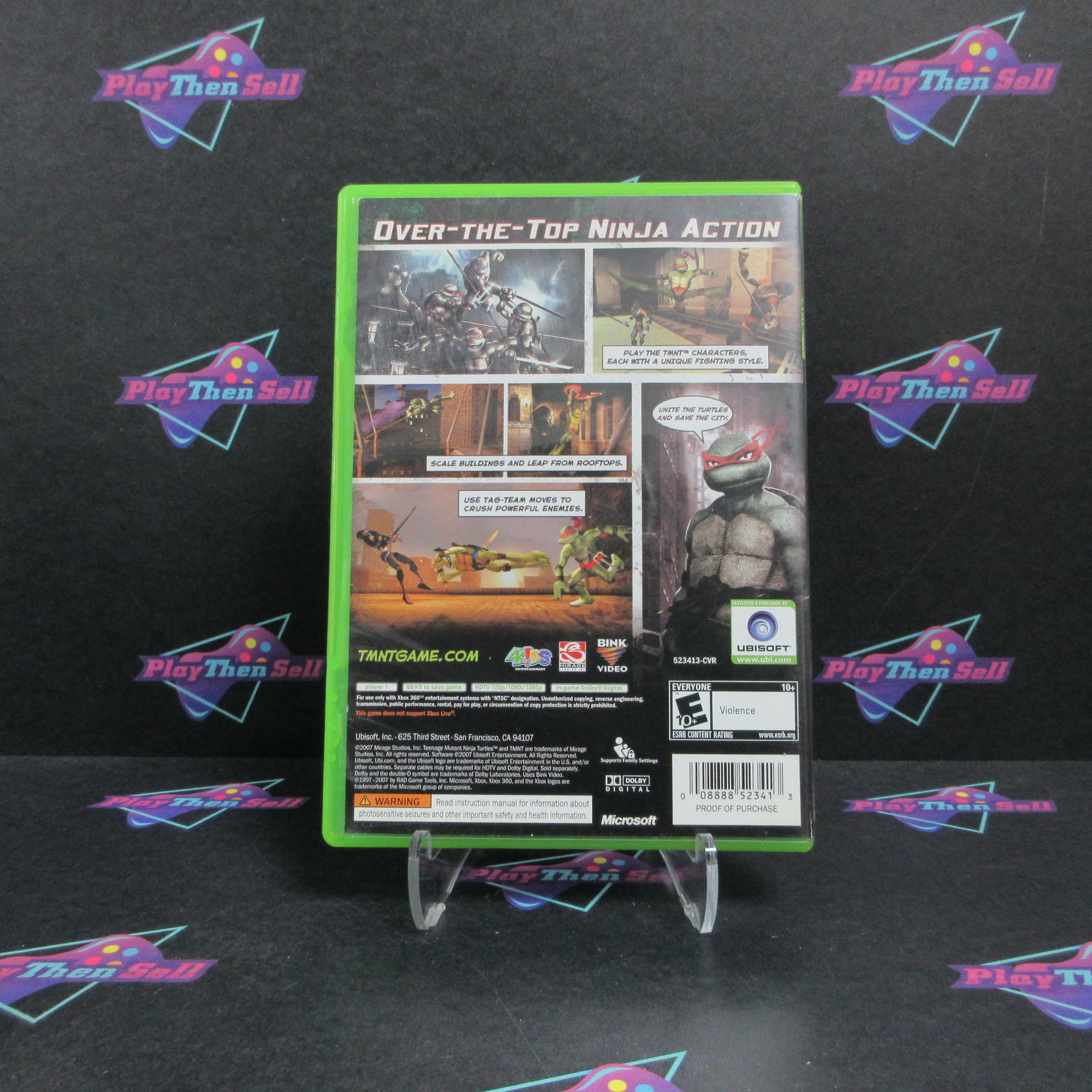 TMNT Xbox 360 AD/DD Complete CIB - Very Good