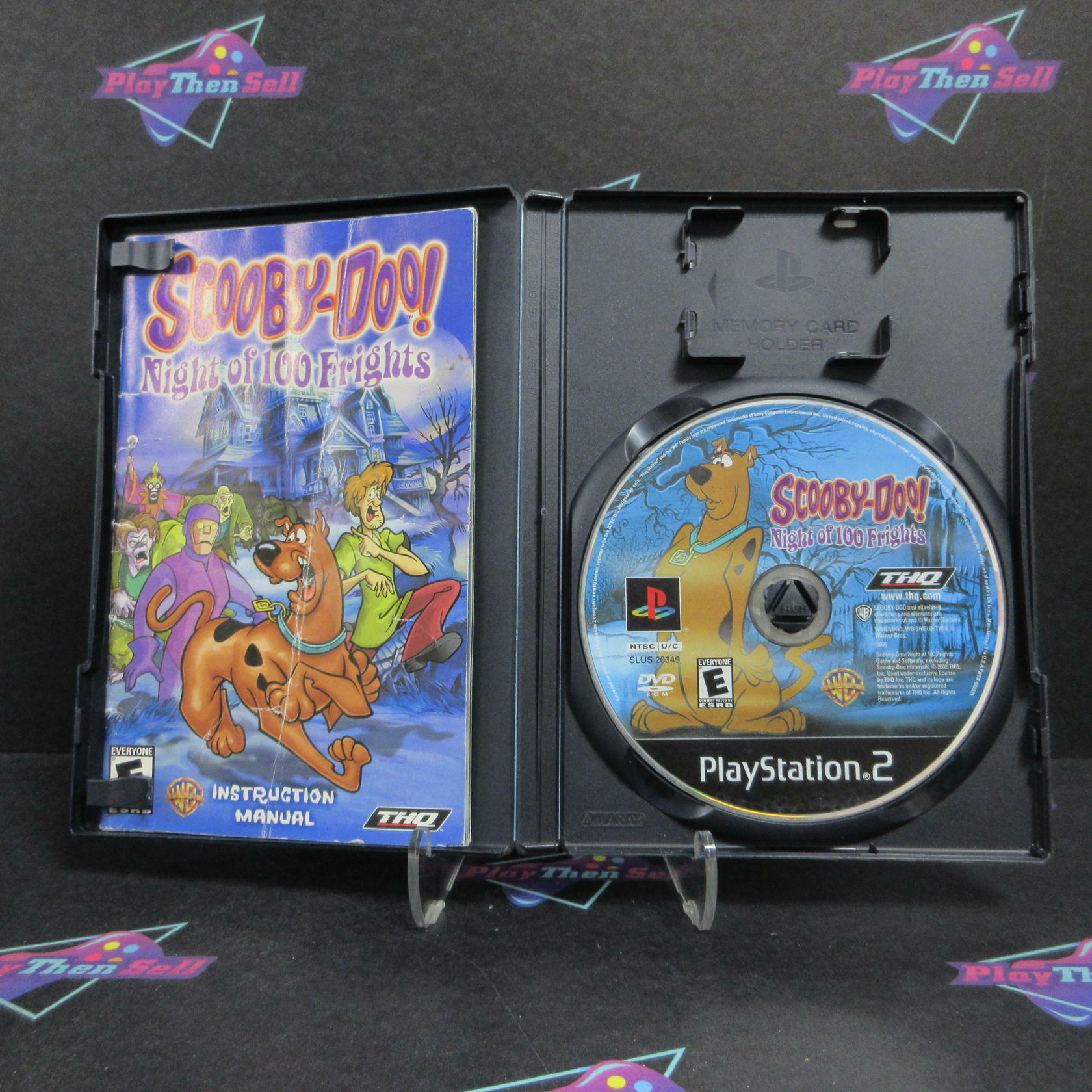 Scooby-Doo Night of 100 Frights PS2 PlayStation 2 AD/MD Complete CIB - Very Good