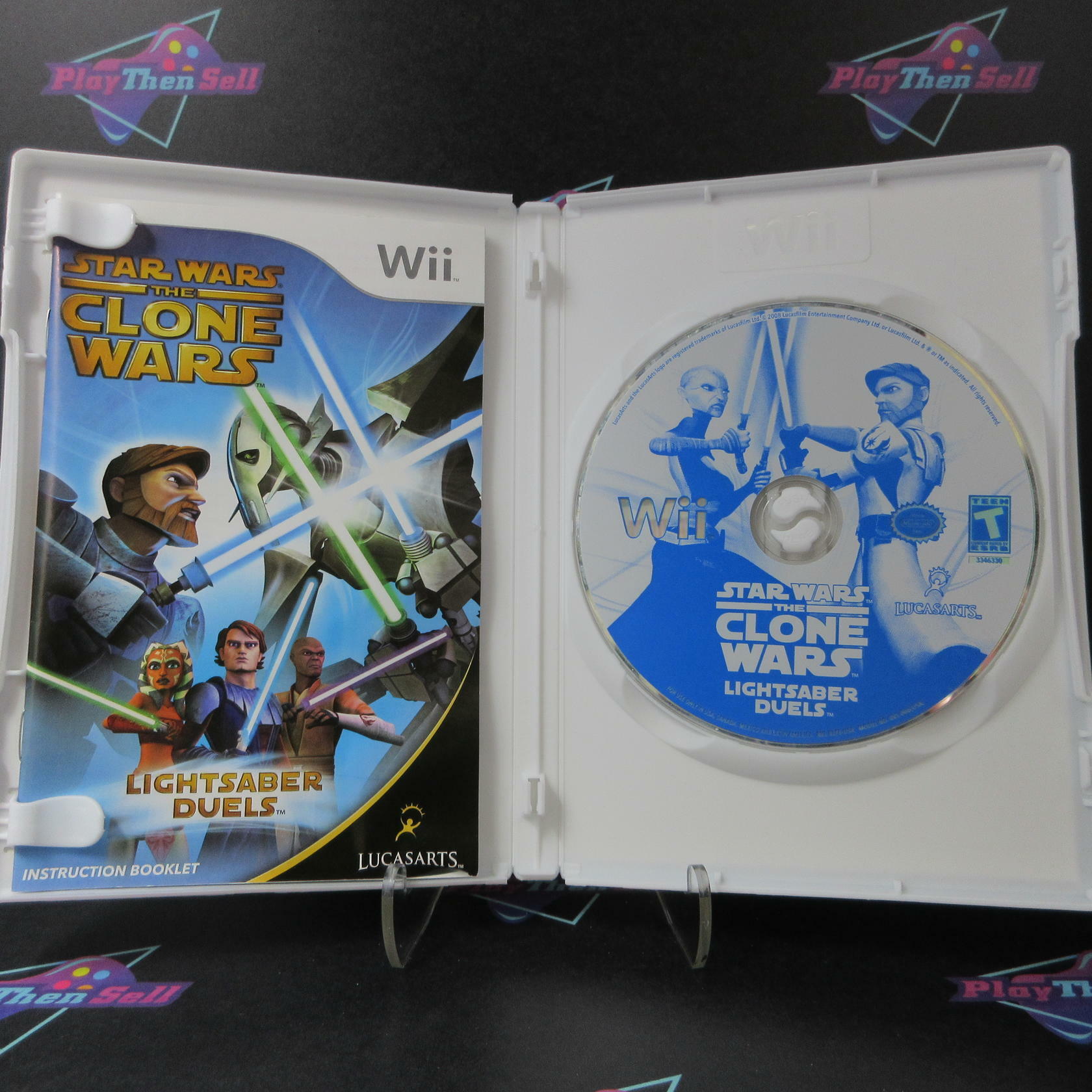 Star Wars the Clone Wars Lightsaber Duels Nintendo Wii Complete - Excellent