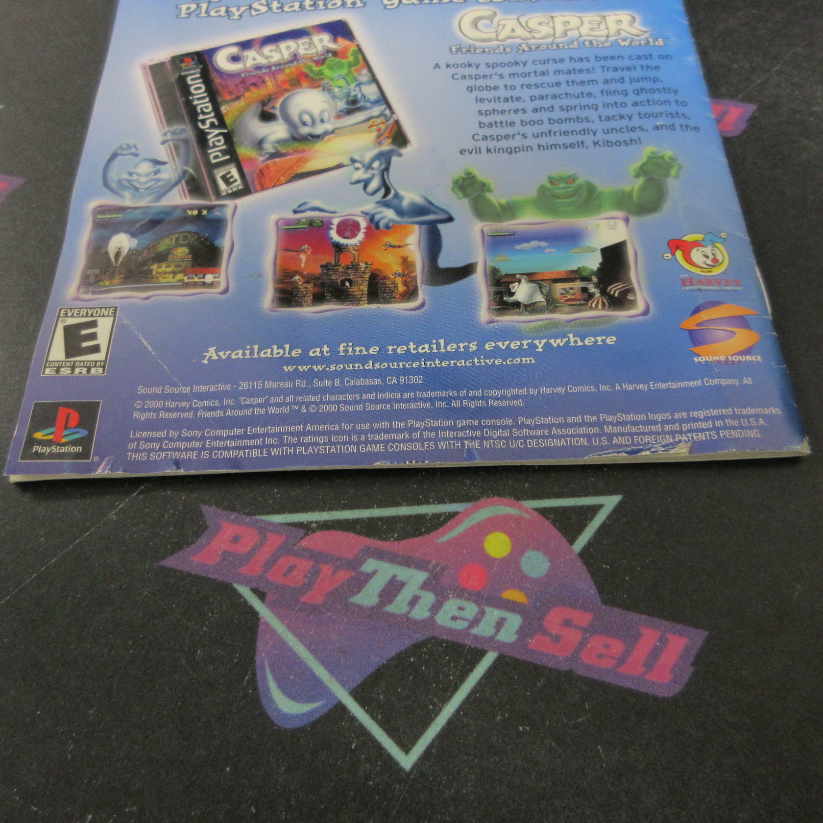 The Land Before Time Return to the Great Valley PS1 PlayStation 1 AD No Back Art - Very Good