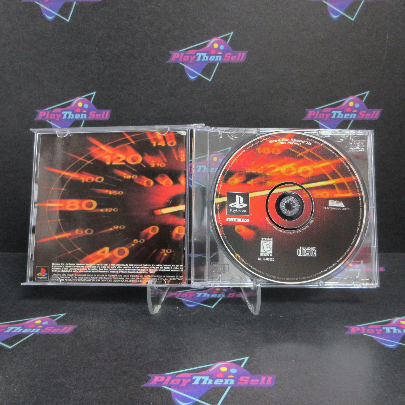 Need for Speed 3 Hot Pursuit PS1 PlayStation 1 No Back Art + Reg Card - Very Good