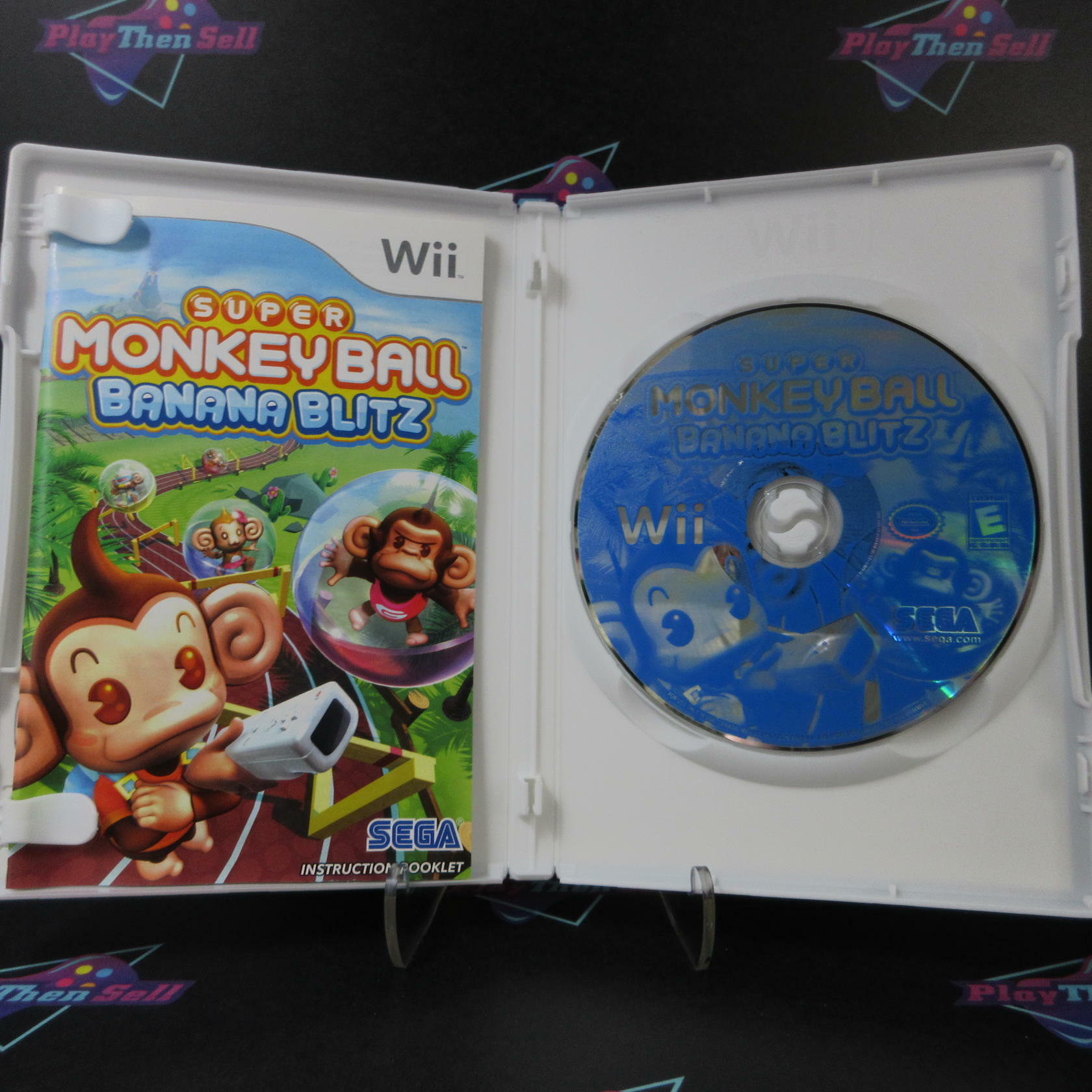 Super Monkey Ball Banana Blitz Nintendo Wii Complete - Excellent