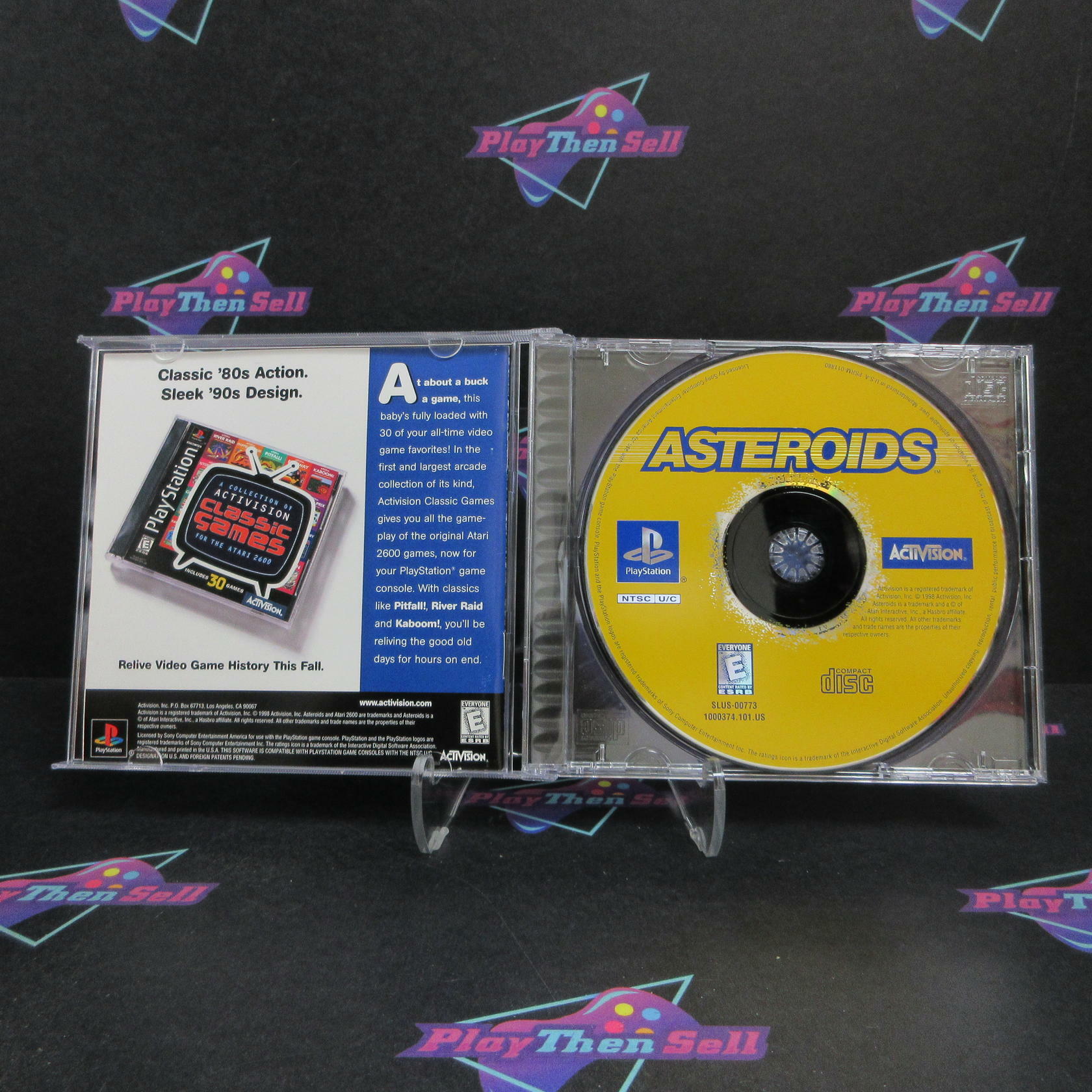 Asteroids PS1 PlayStation 1 + Reg Complete - Excellent