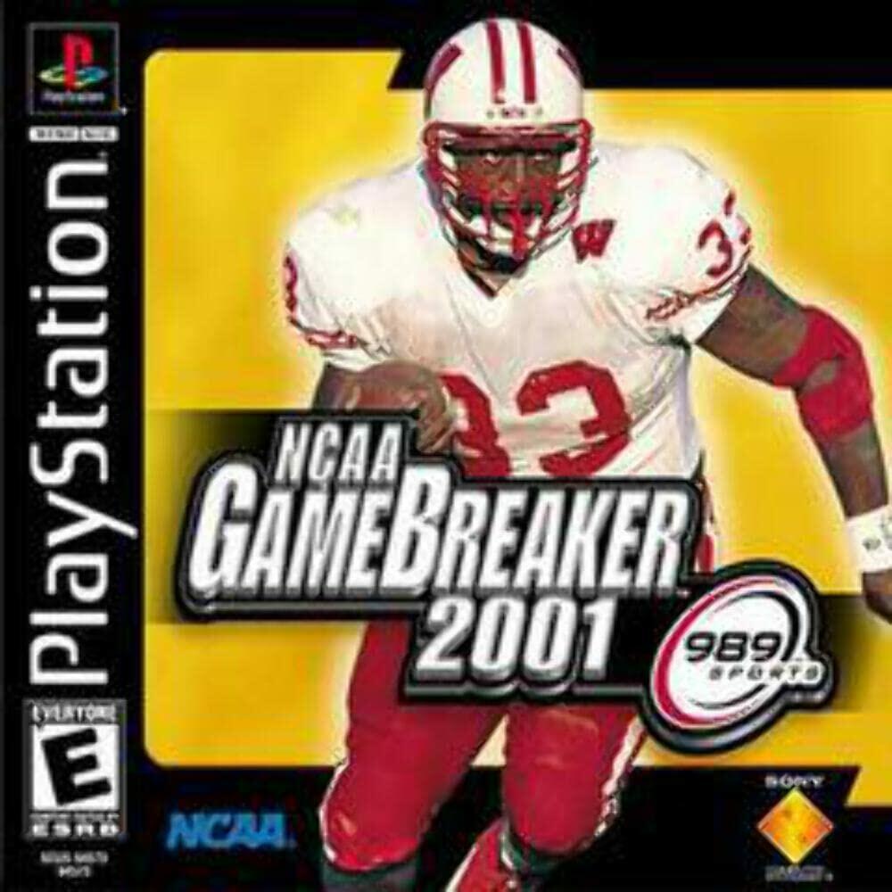 NCAA GameBreaker 2001 PS1 PlayStation 1 + Reg Card Complete - Excellent