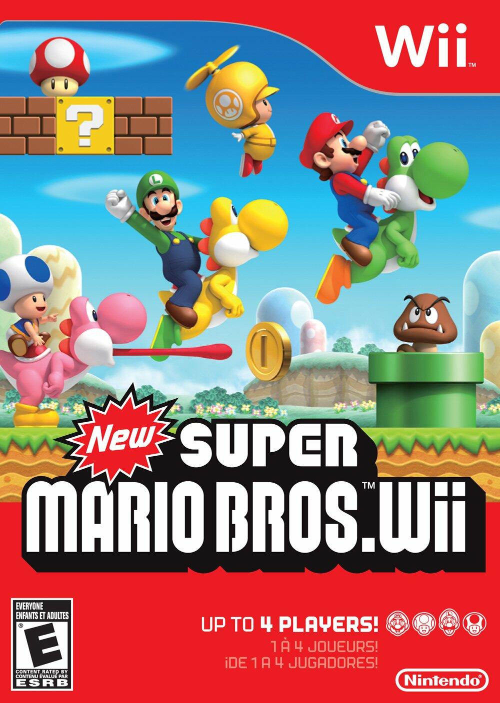 New Super Mario Bros Nintendo Wii Complete - Excellent