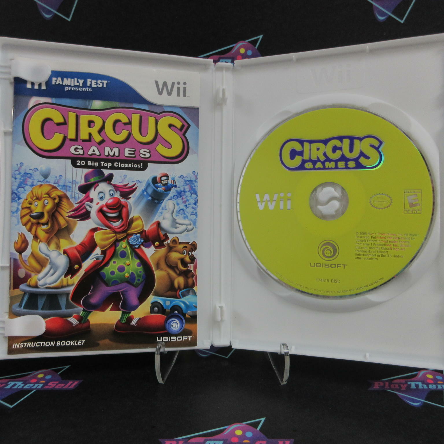 Circus Games Nintendo Wii Complete - Excellent