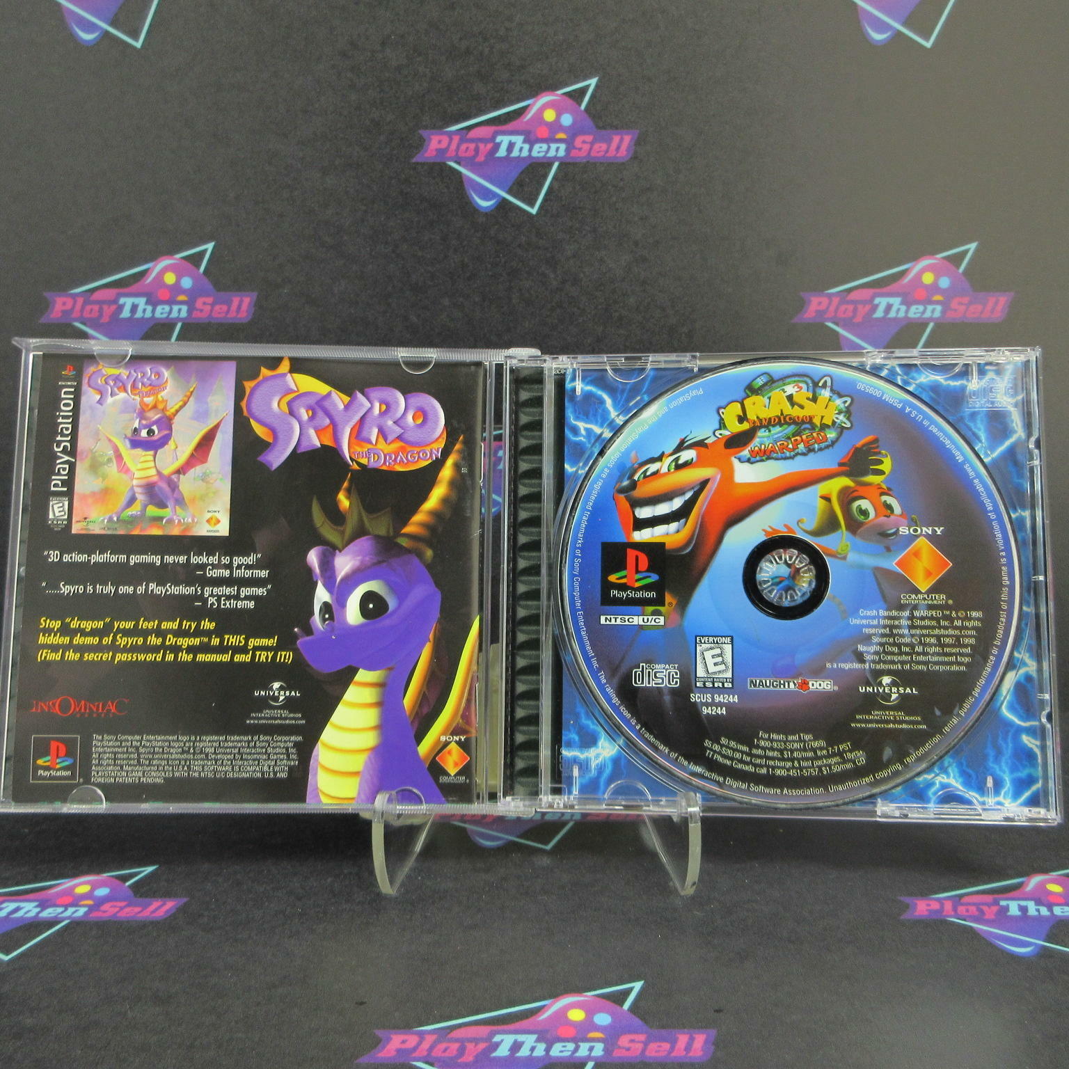 Crash Bandicoot 3 Warped PS1 PlayStation 1 Complete - Excellent