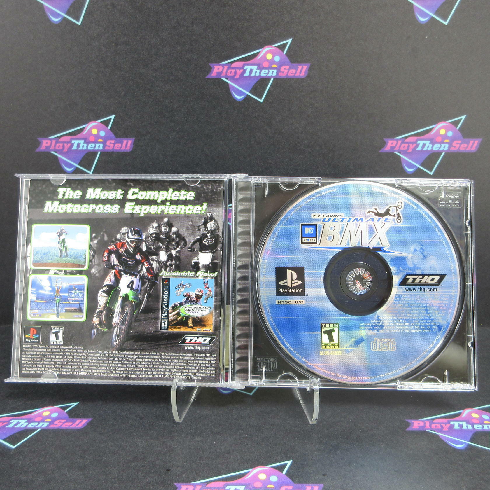 MTV Sports TJ Lavin's Ultimate BMX PS1 PlayStation 1 Complete - Excellent