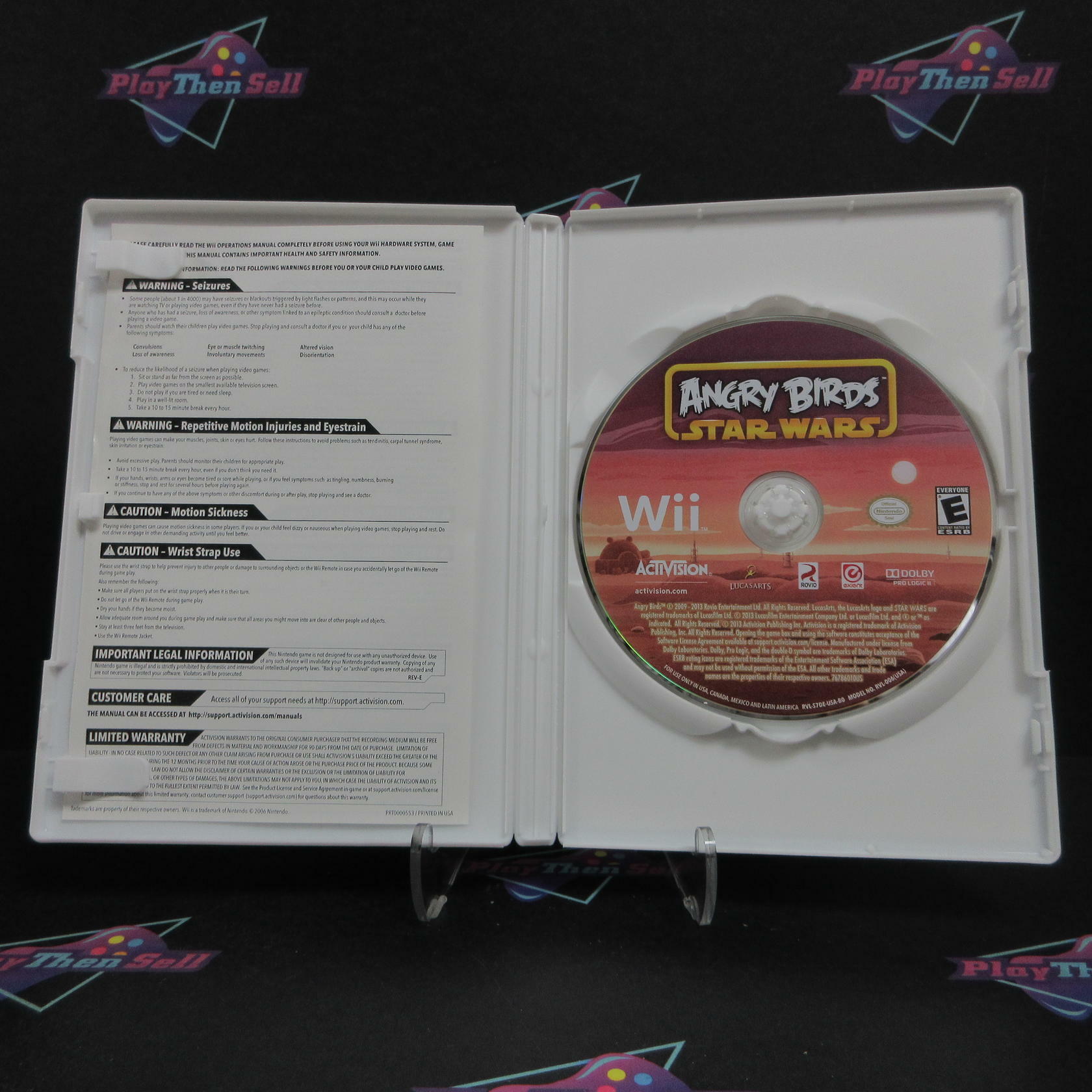 Angry Birds Star Wars Nintendo Wii Complete - Excellent