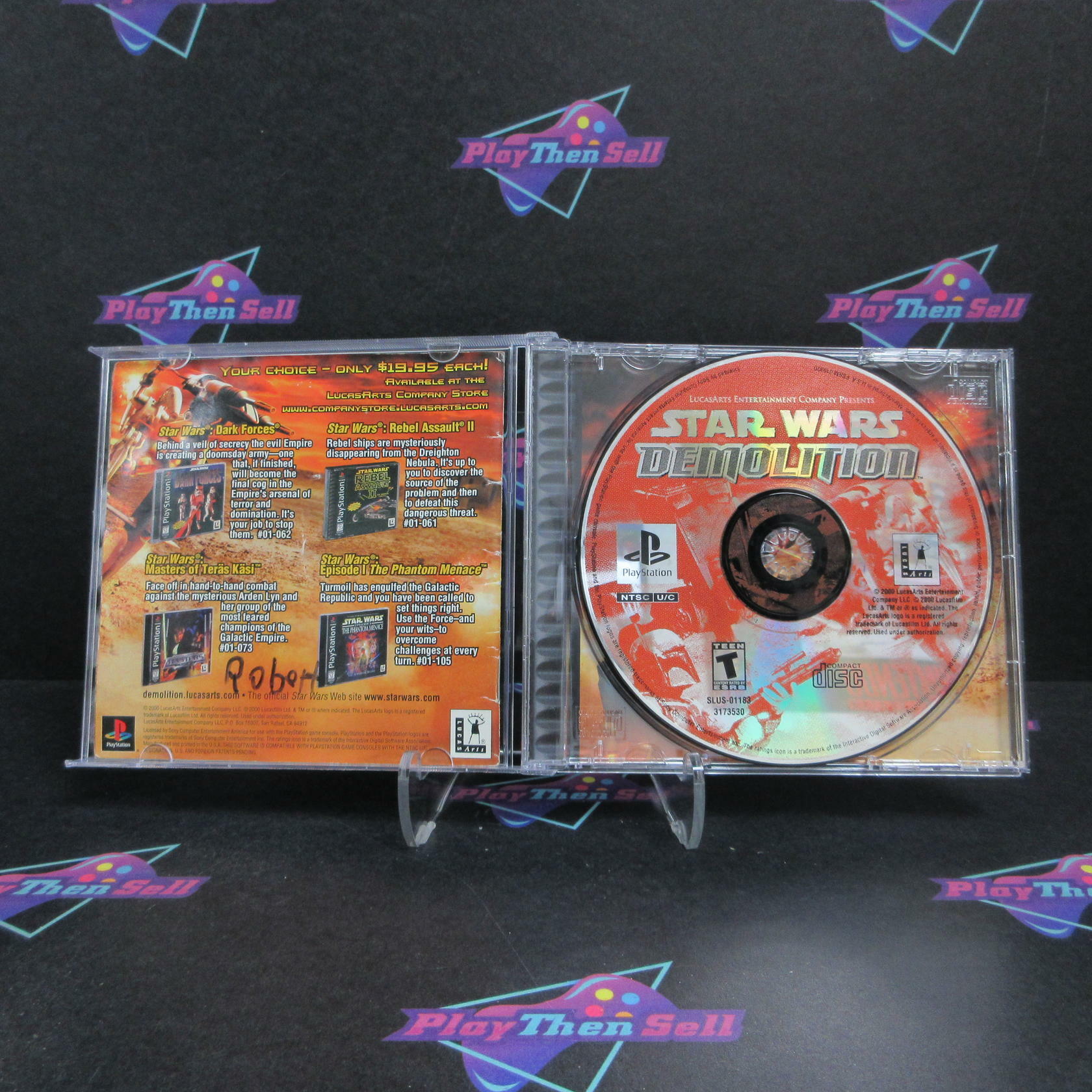 Star Wars Demolition PS1 PlayStation 1 MD Complete CIB - Very Good
