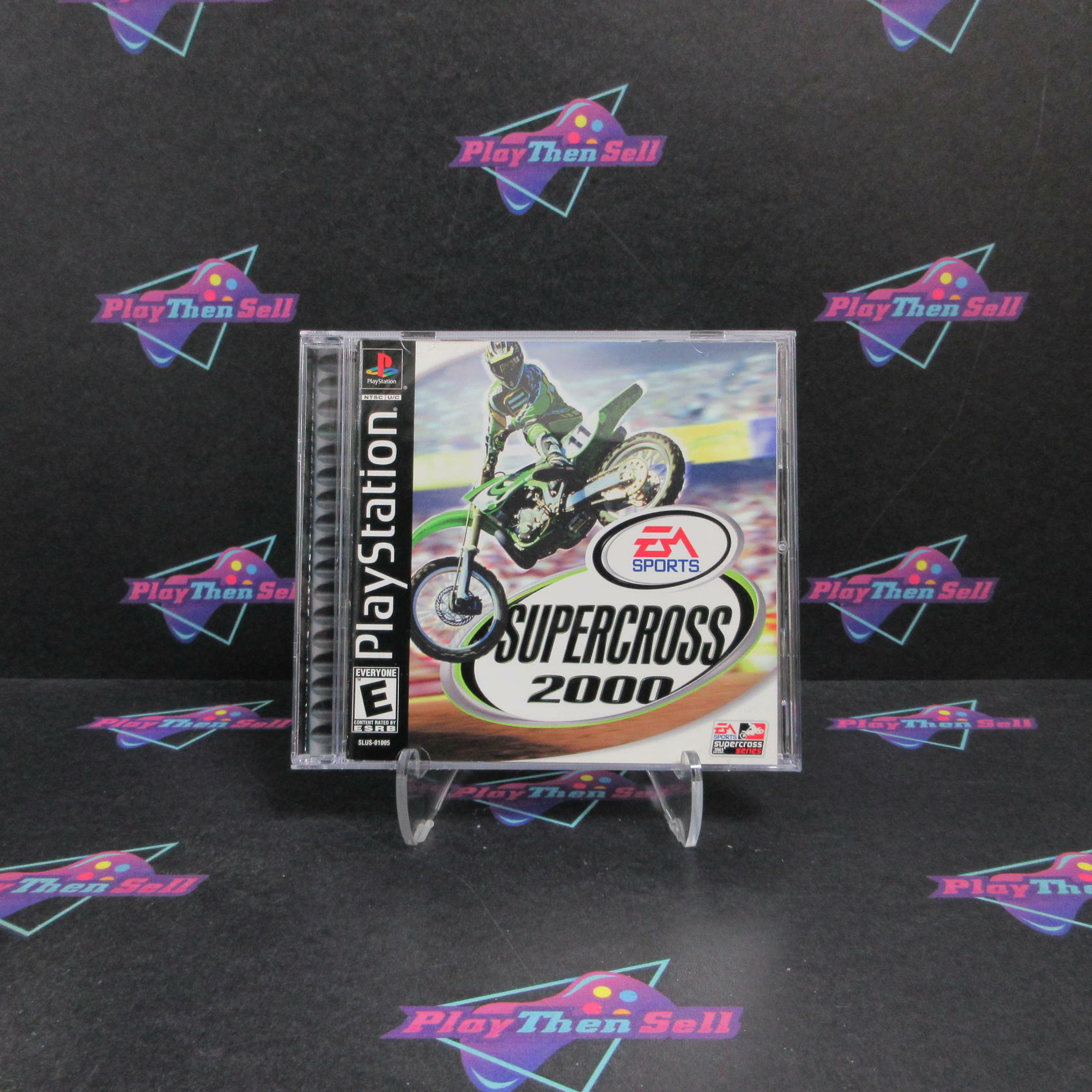 Supercross 2000 PS1 PlayStation 1 MD Complete CIB - Very Good
