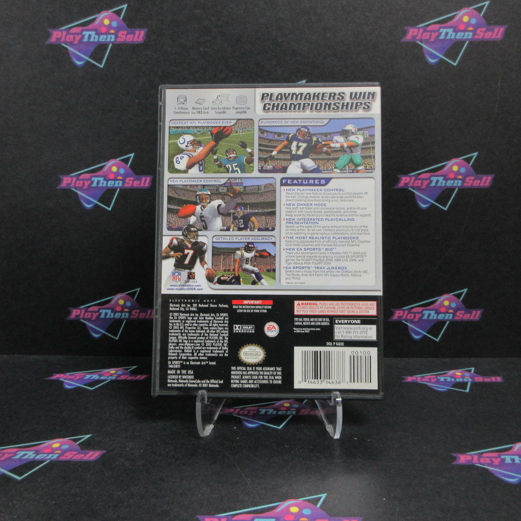 Madden NFL 2004 Nintendo GameCube Complete - Refurbished