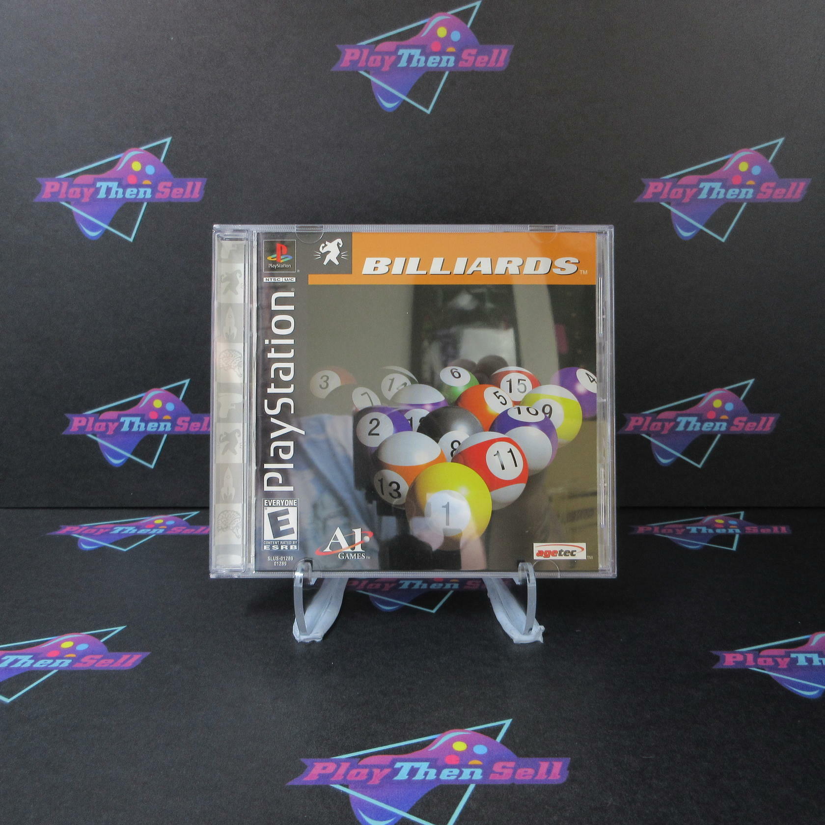 Billiards PS1 PlayStation 1 Complete - Excellent
