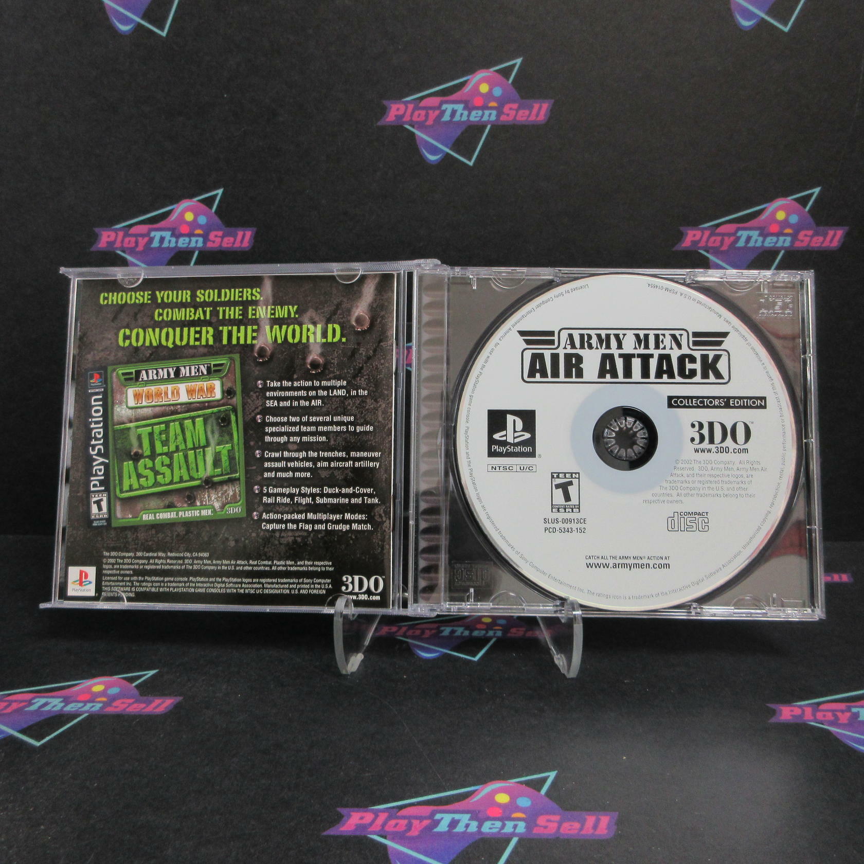 Army Men Gold Collectors Edition PS1 PlayStation 1 Complete - Excellent
