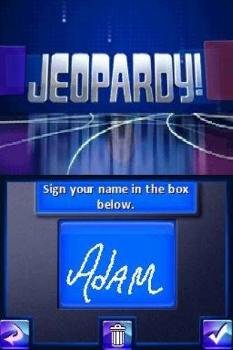 Jeopardy Nintendo DS Complete - Excellent