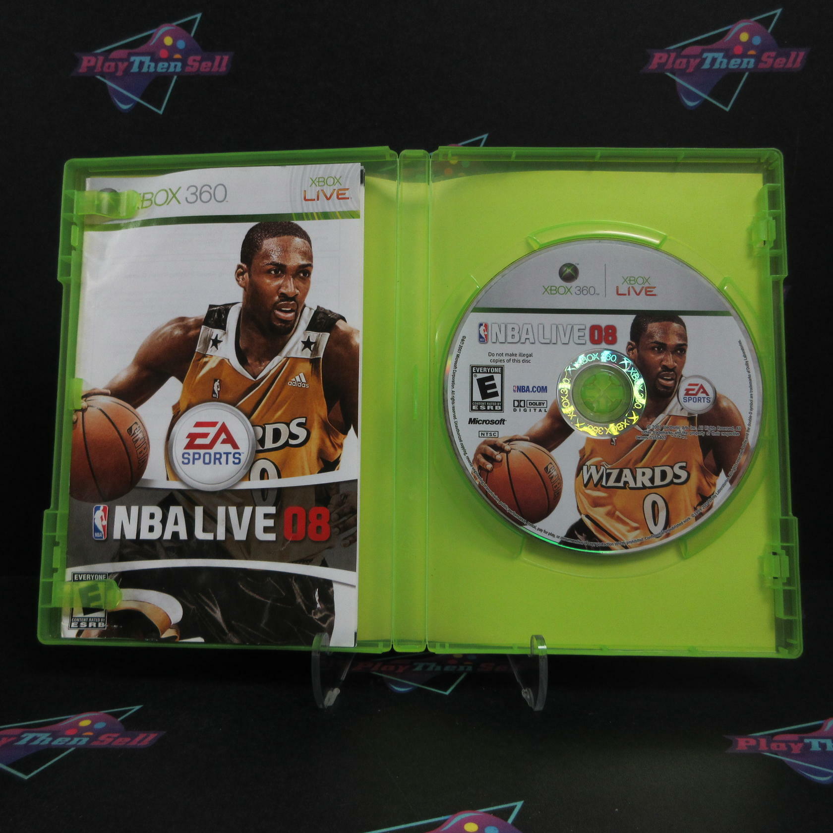 NBA Live 08 Xbox 360 MD Complete CIB - Very Good