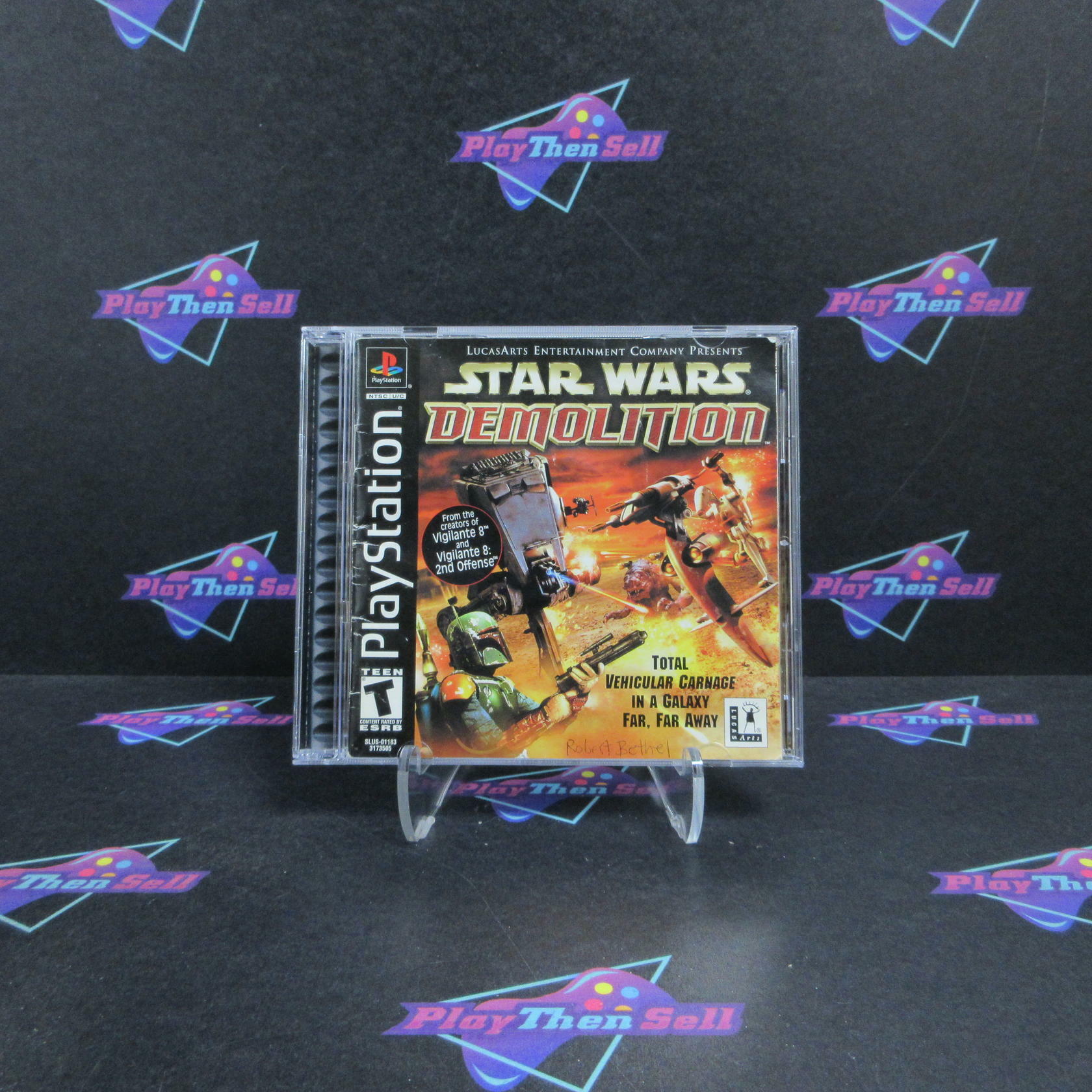 Star Wars Demolition PS1 PlayStation 1 MD Complete CIB - Very Good