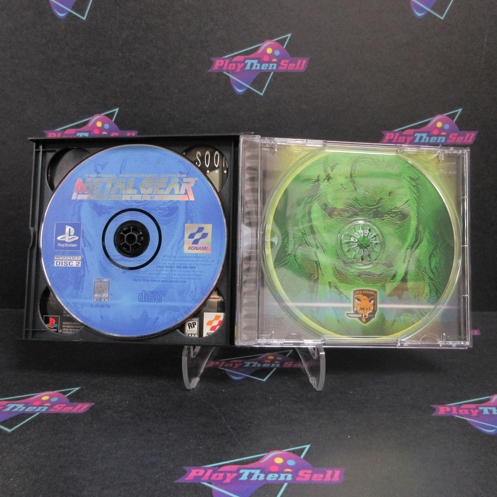 Metal Gear Solid PS1 PlayStation 1 + Reg Card Complete - Excellent