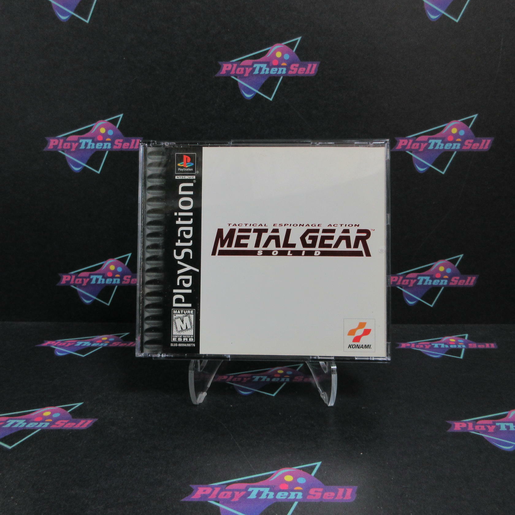 Metal Gear Solid PS1 PlayStation 1 + Reg Card Complete - Excellent
