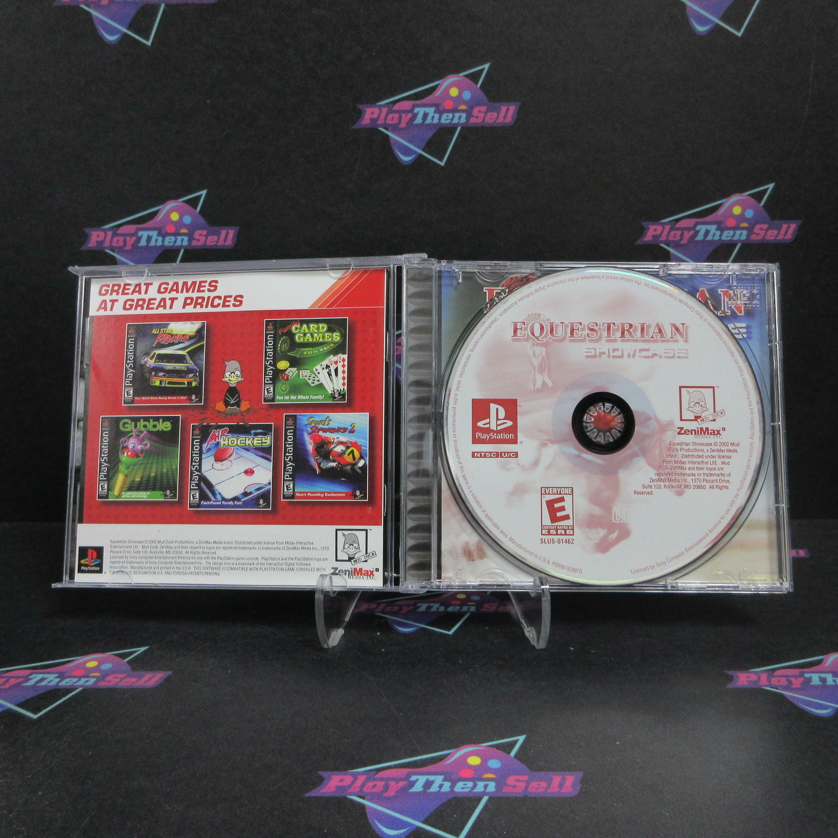 Equestrian Showcase PS1 PlayStation 1 + Reg Card Complete - Excellent