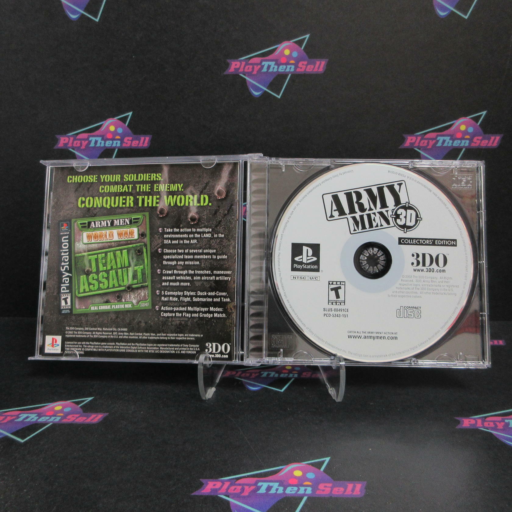 Army Men Gold Collectors Edition PS1 PlayStation 1 Complete - Excellent