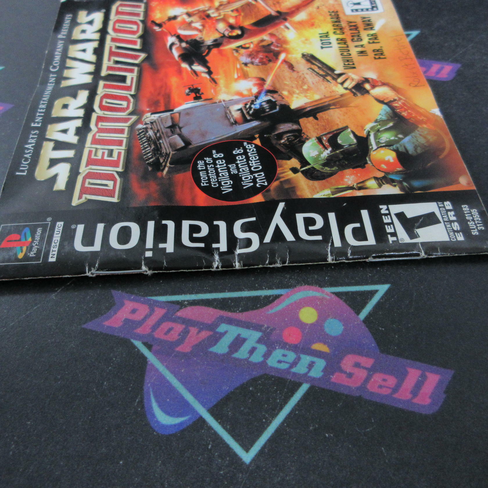Star Wars Demolition PS1 PlayStation 1 MD Complete CIB - Very Good